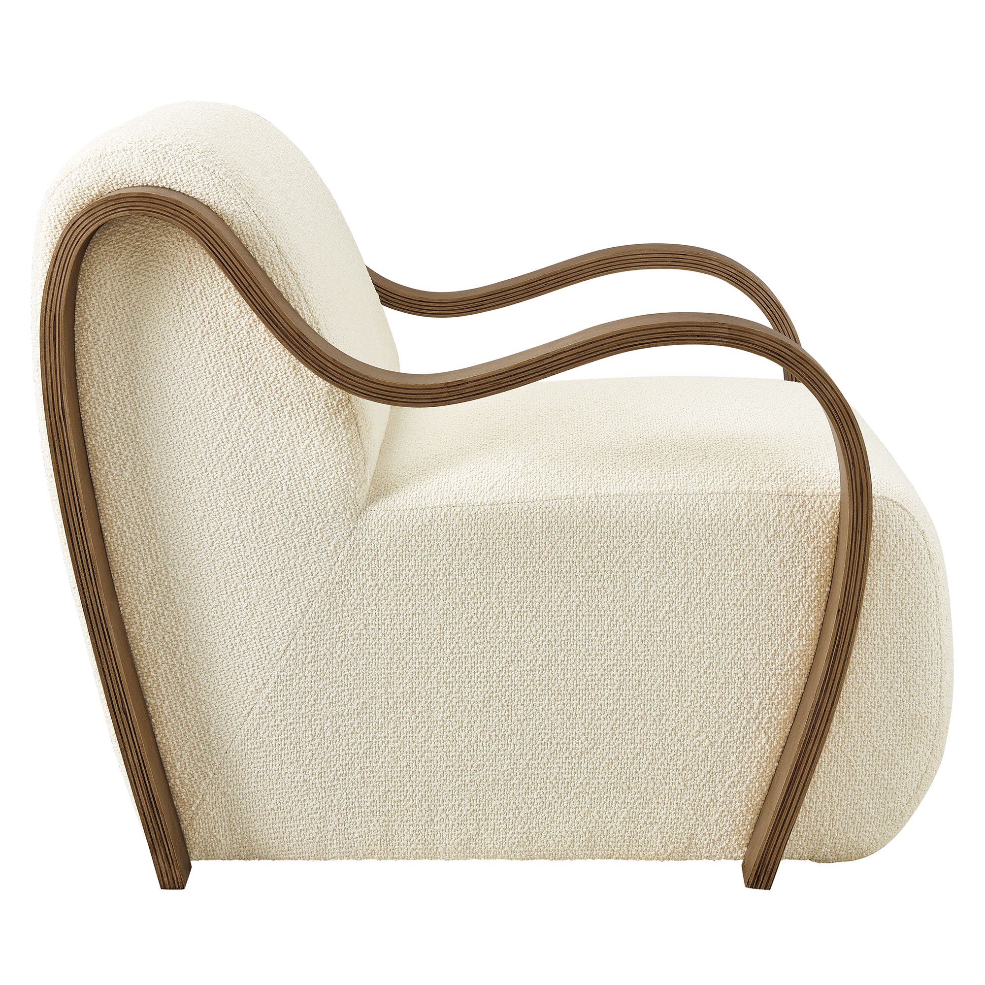 Atrium Lattice Boucle Accent Armchair