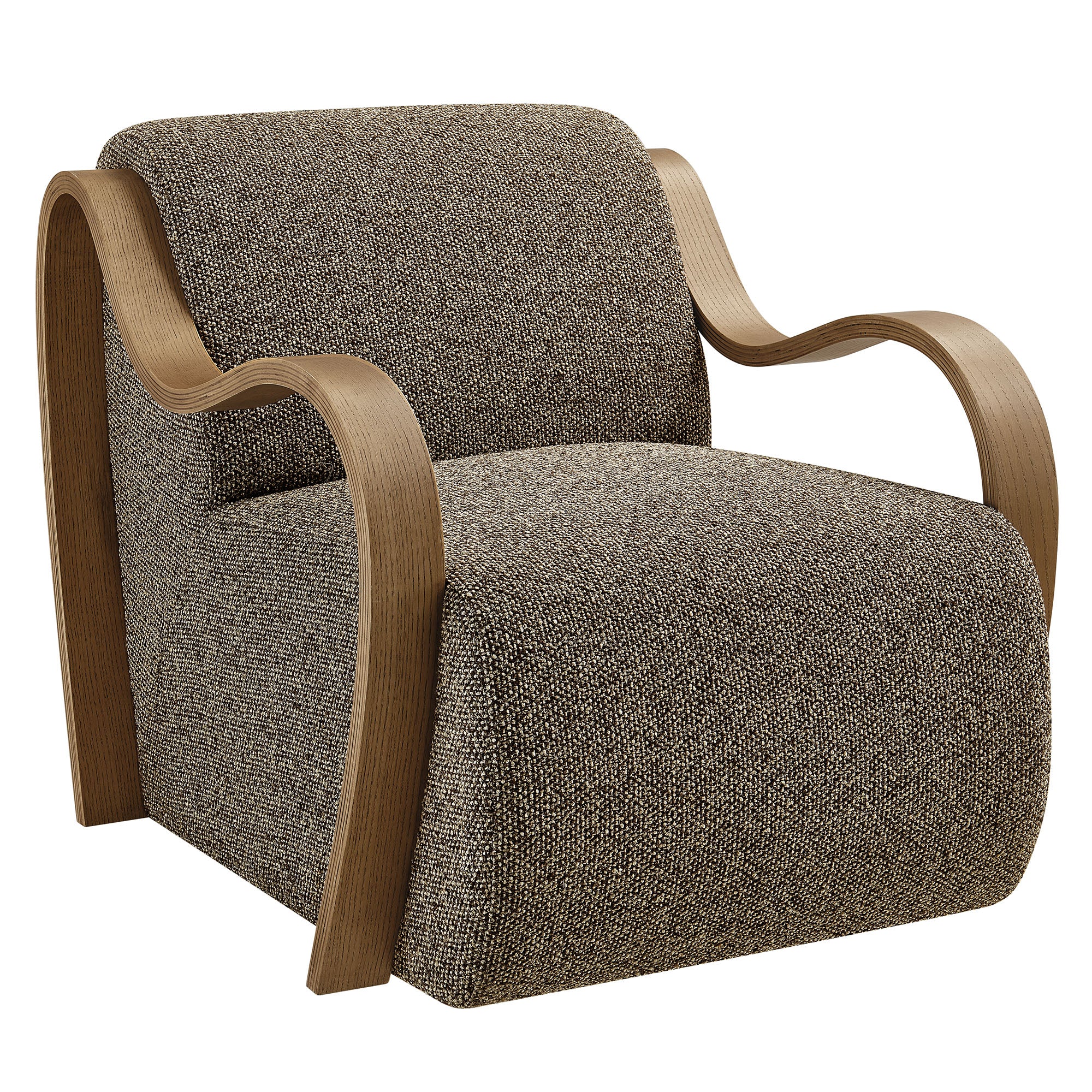 Atrium Lattice Boucle Accent Armchair