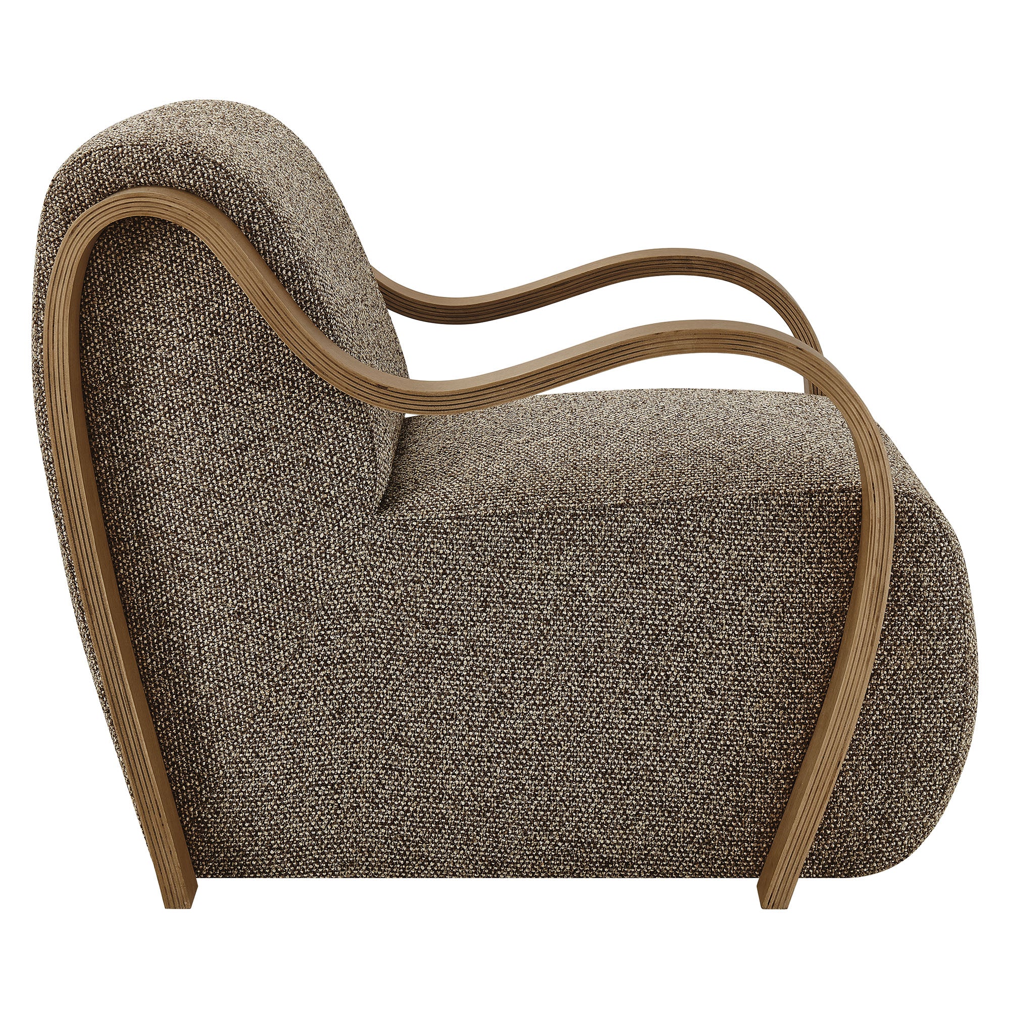 Atrium Lattice Boucle Accent Armchair