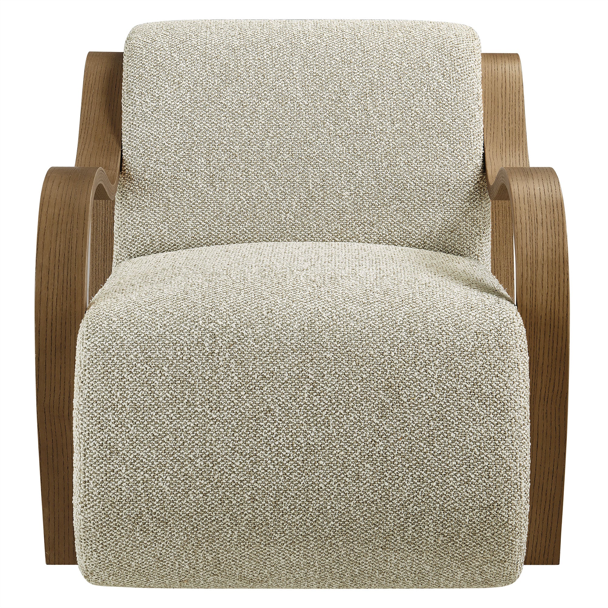 Atrium Lattice Boucle Accent Armchair