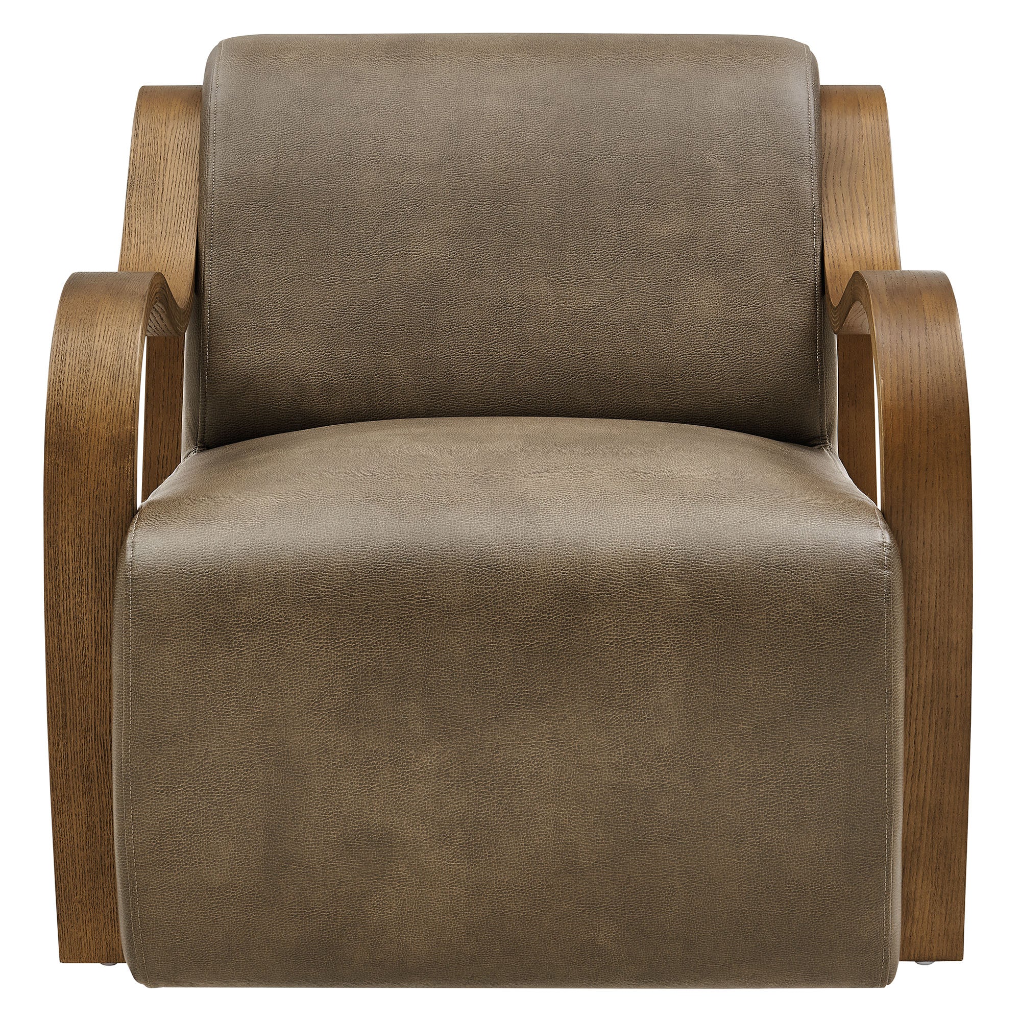 Atrium Vegan Leather Accent Armchair
