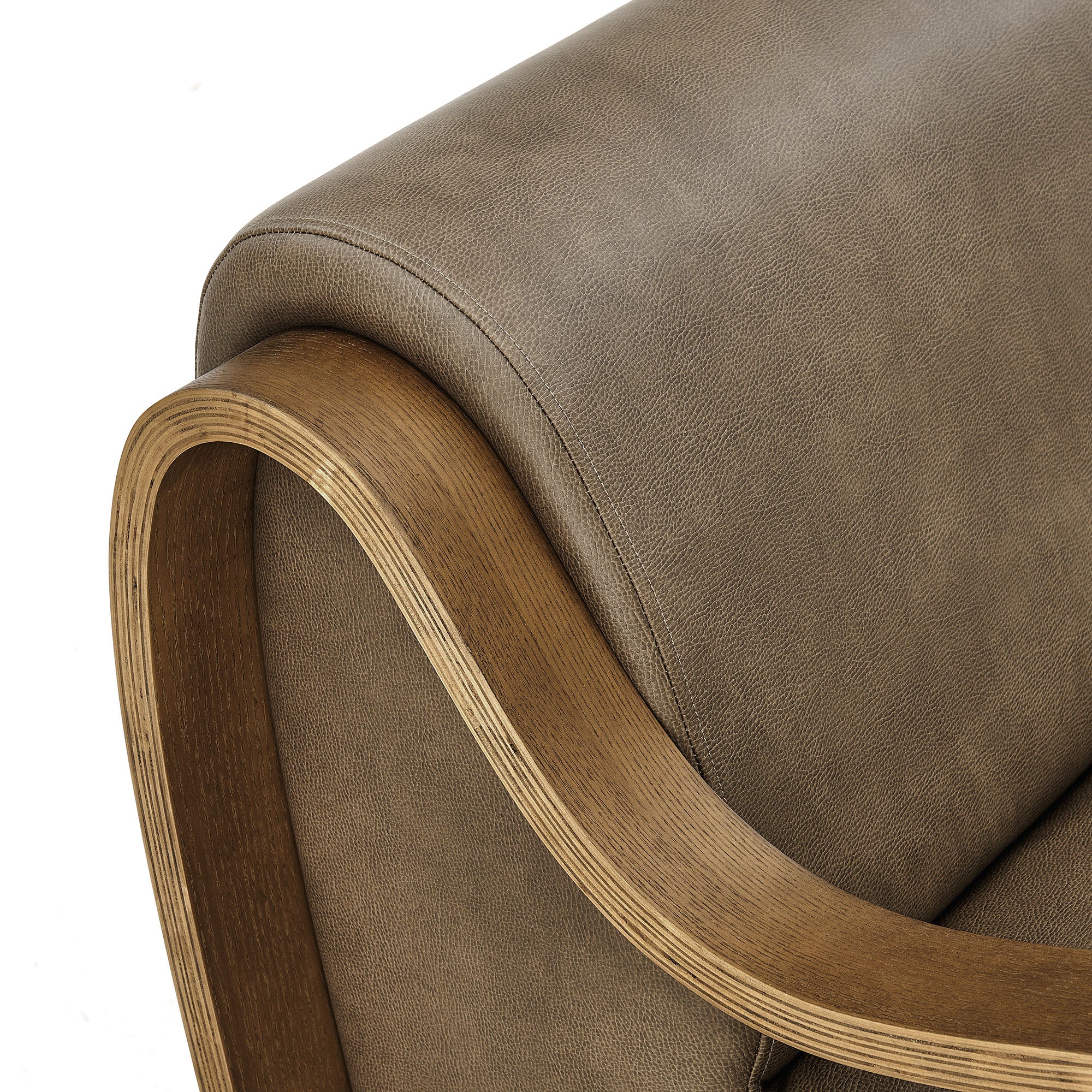 Atrium Vegan Leather Accent Armchair