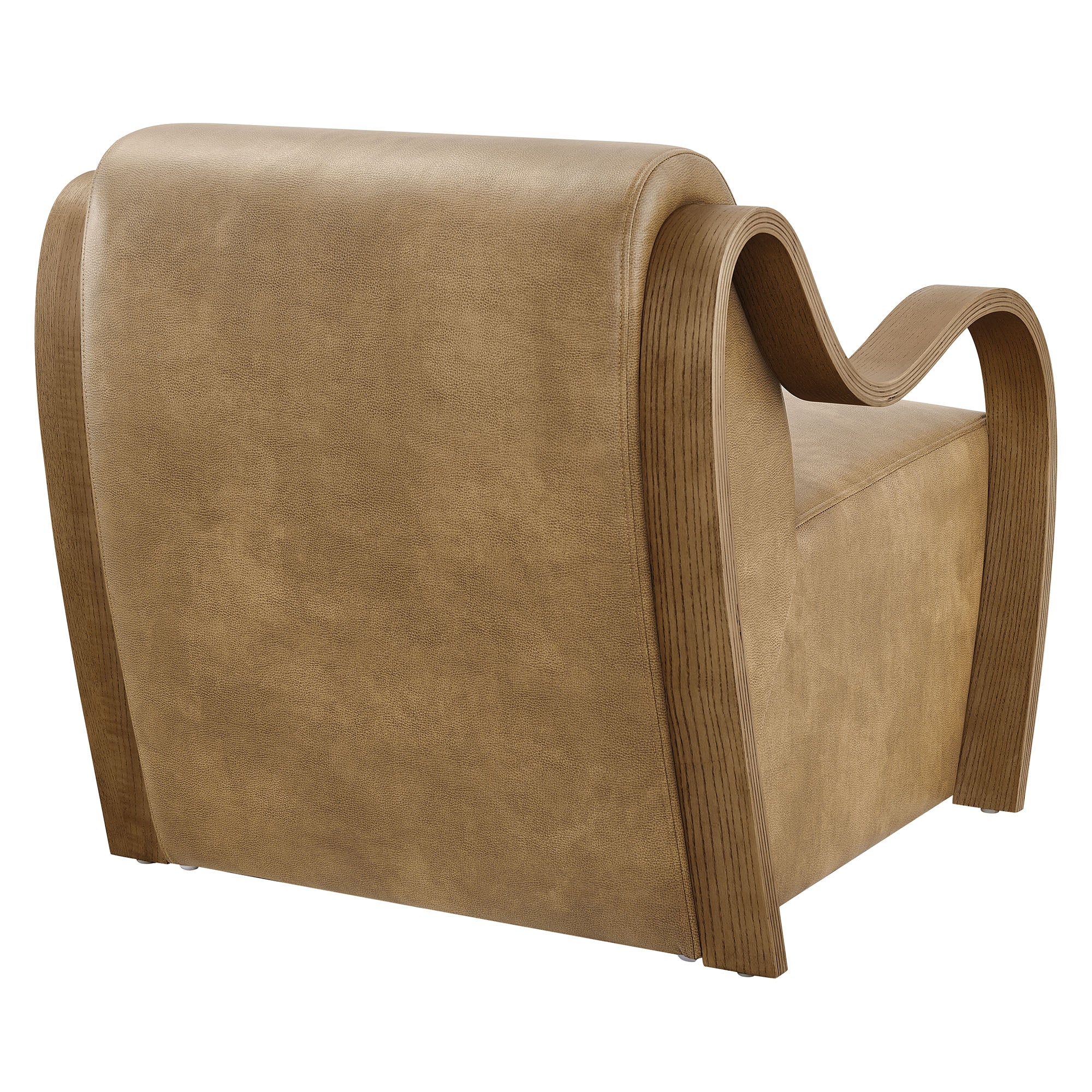 Atrium Vegan Leather Accent Armchair