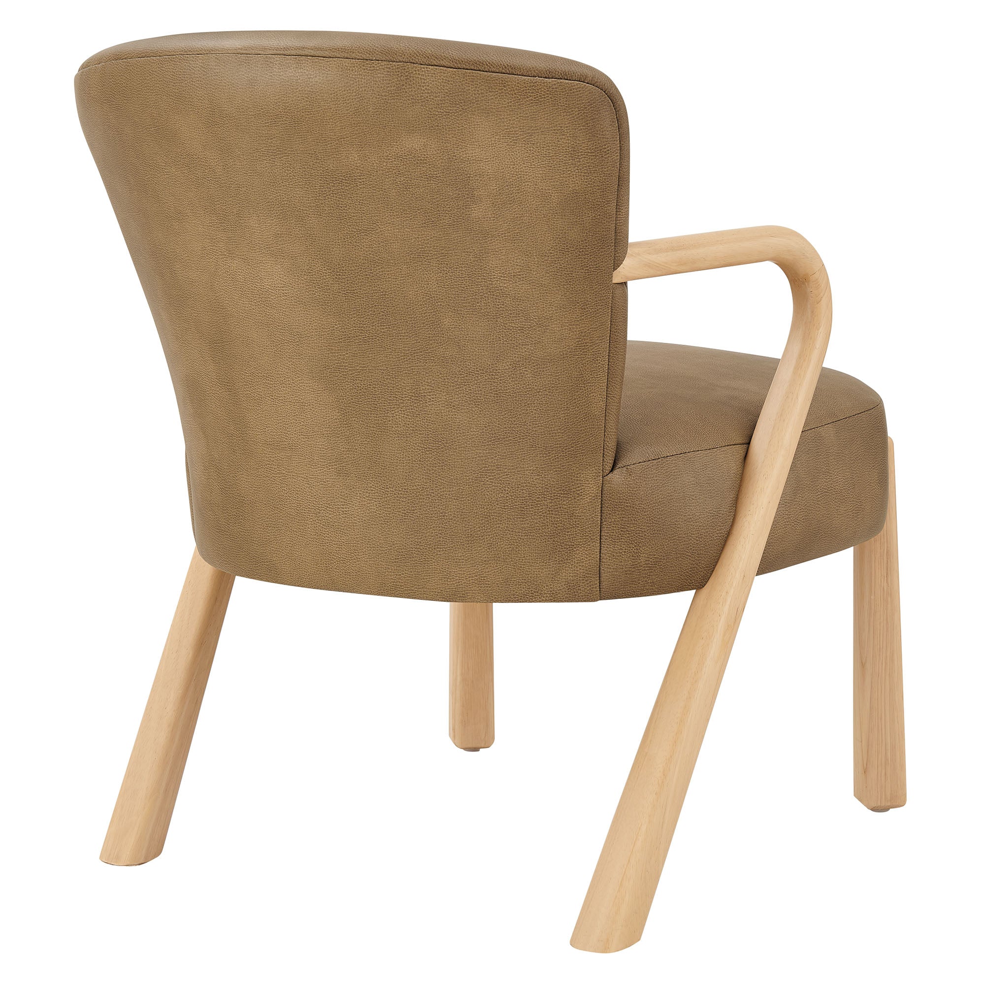 Arden Faux Leather Upholstered Accent Armchair