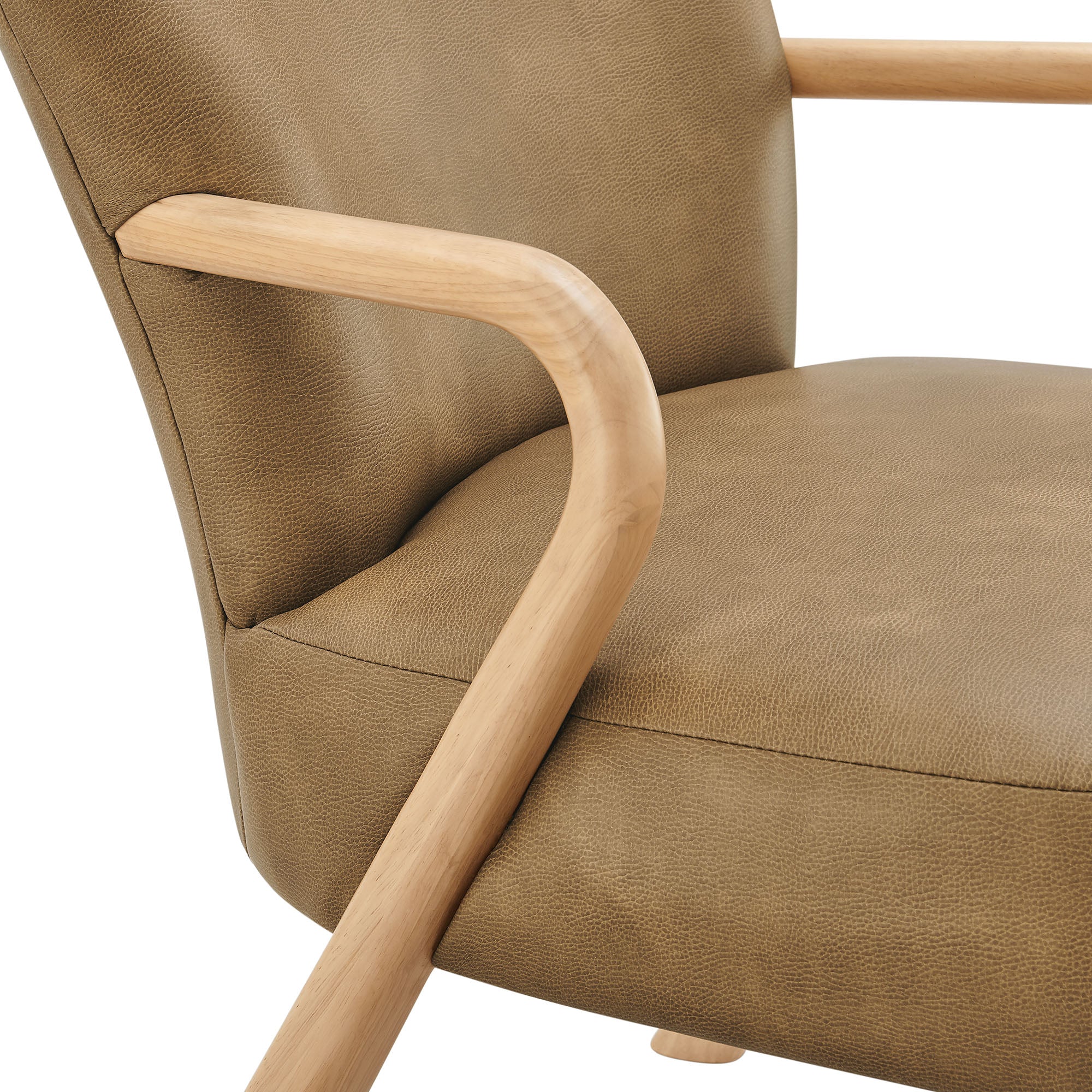 Arden Faux Leather Upholstered Accent Armchair