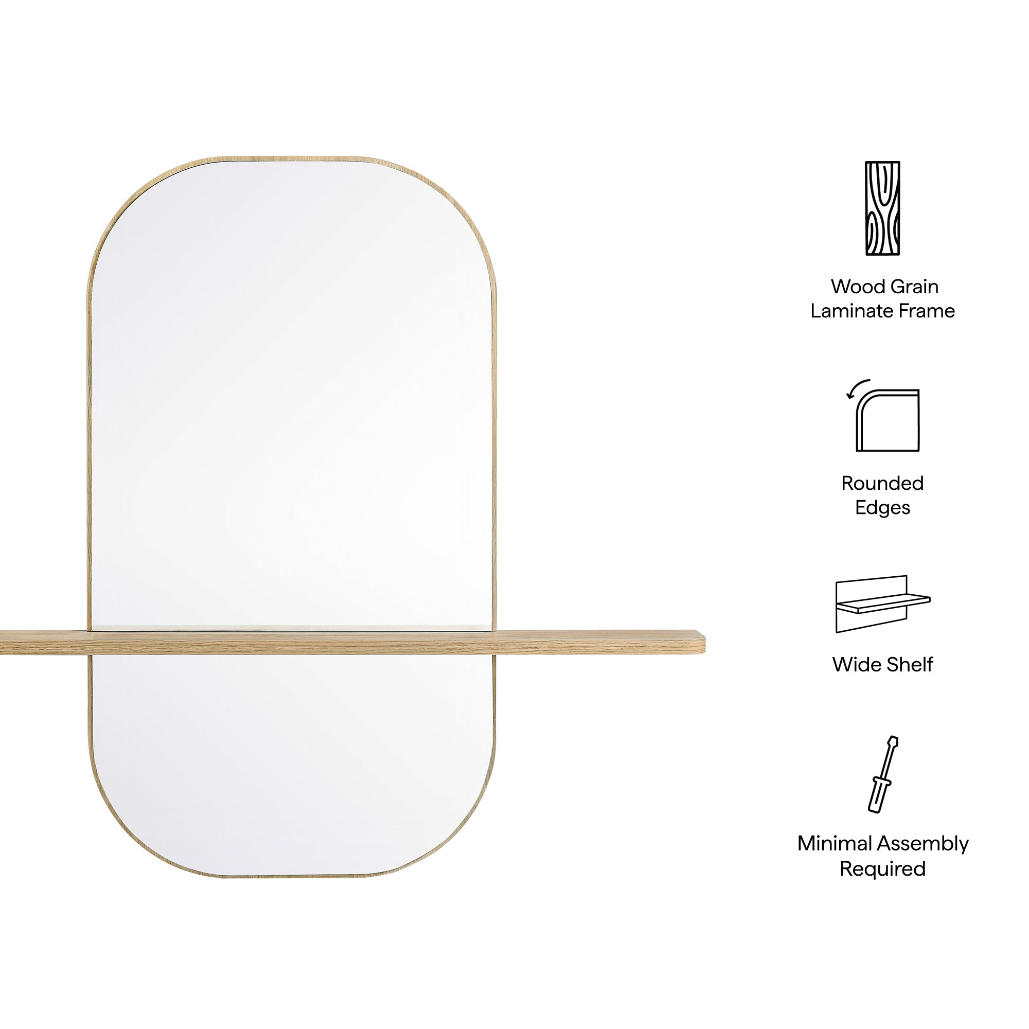 Solstice Large Oval Mirror