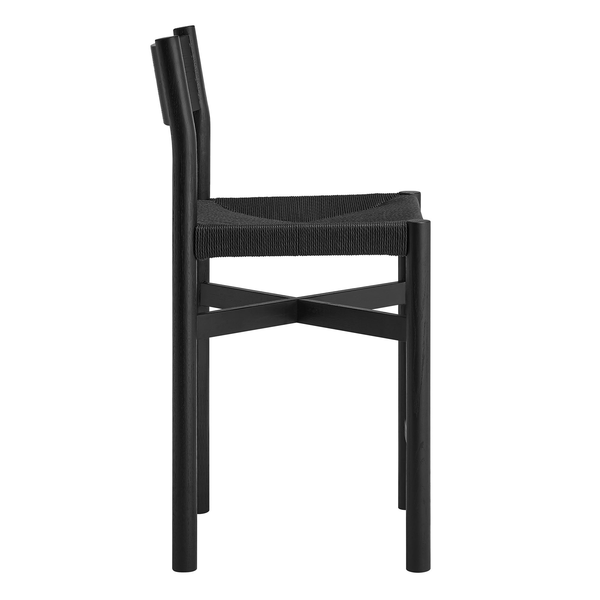 Alvia Wood Counter Stool With Woven Seats Set of 2