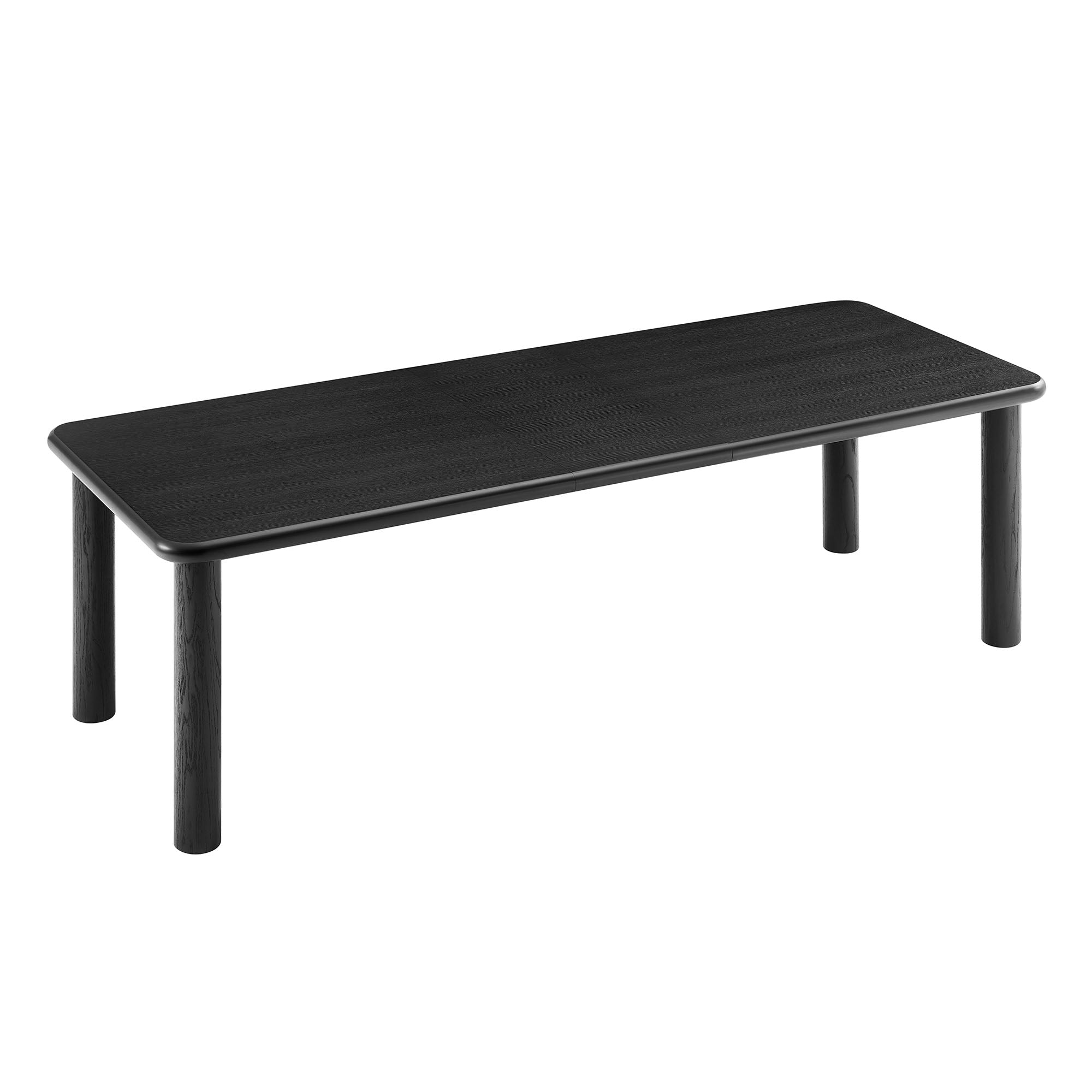 Alvia 86"–105" Extendable Rectangular Wood Dining Table