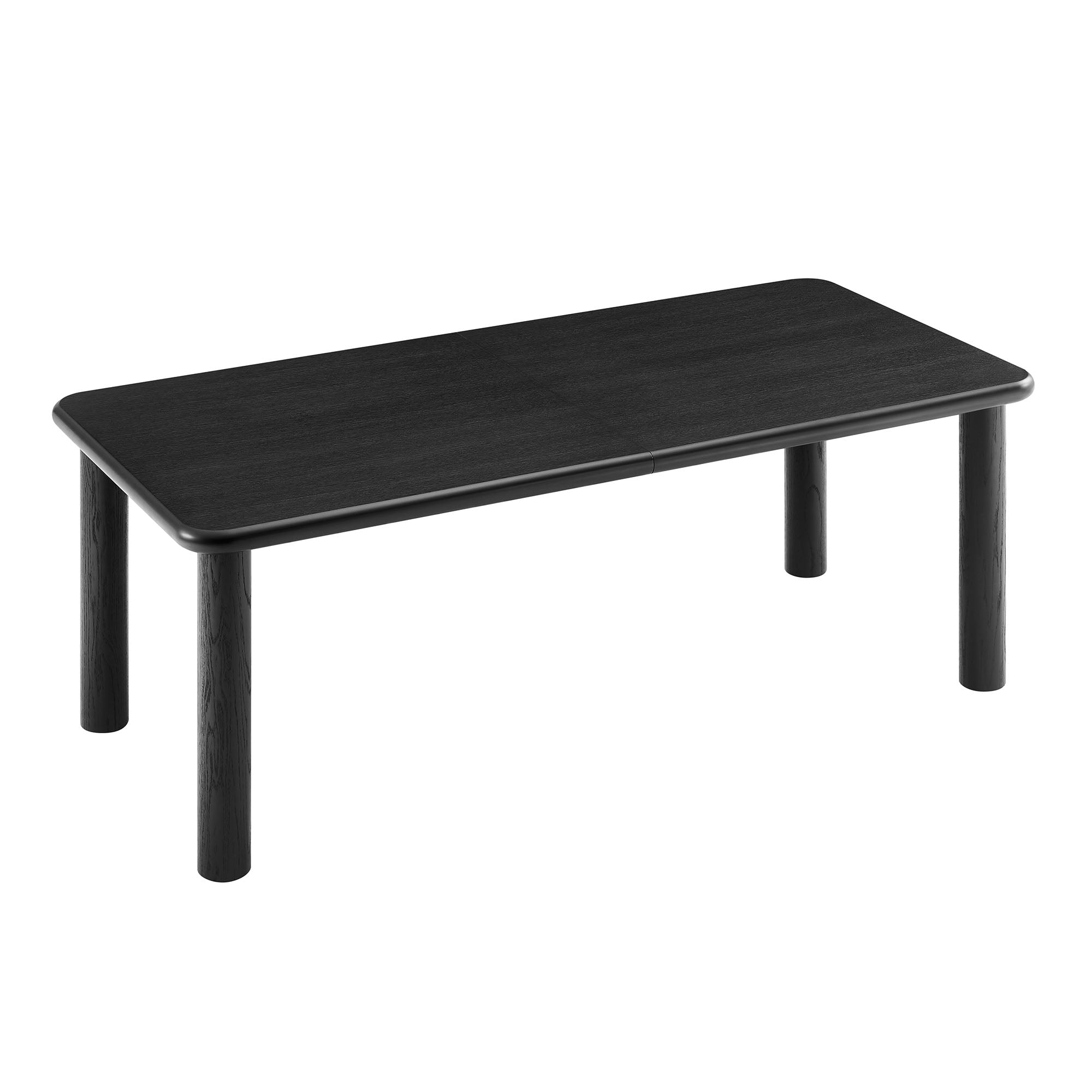Alvia 86"–105" Extendable Rectangular Wood Dining Table