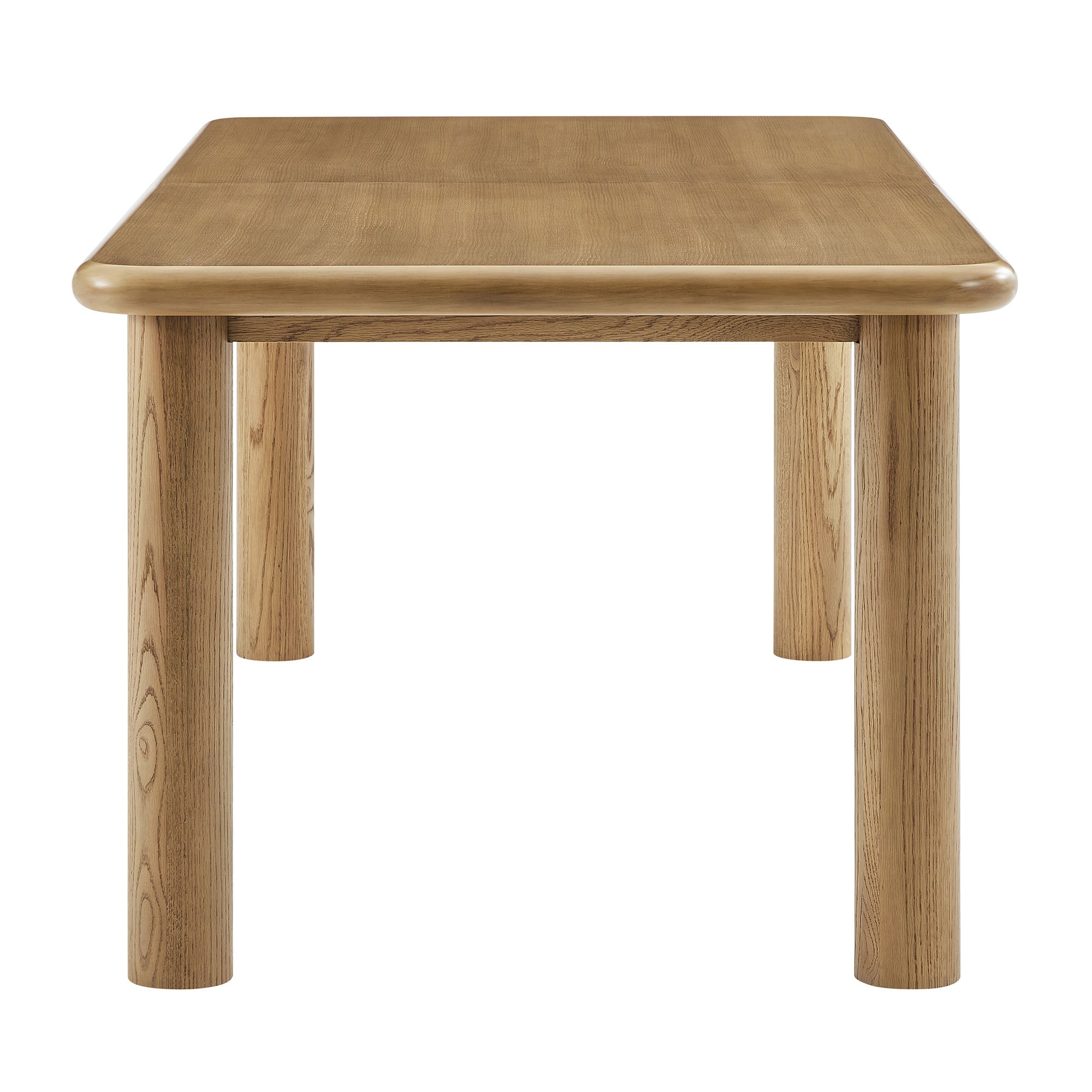 Alvia 86"–105" Extendable Rectangular Wood Dining Table