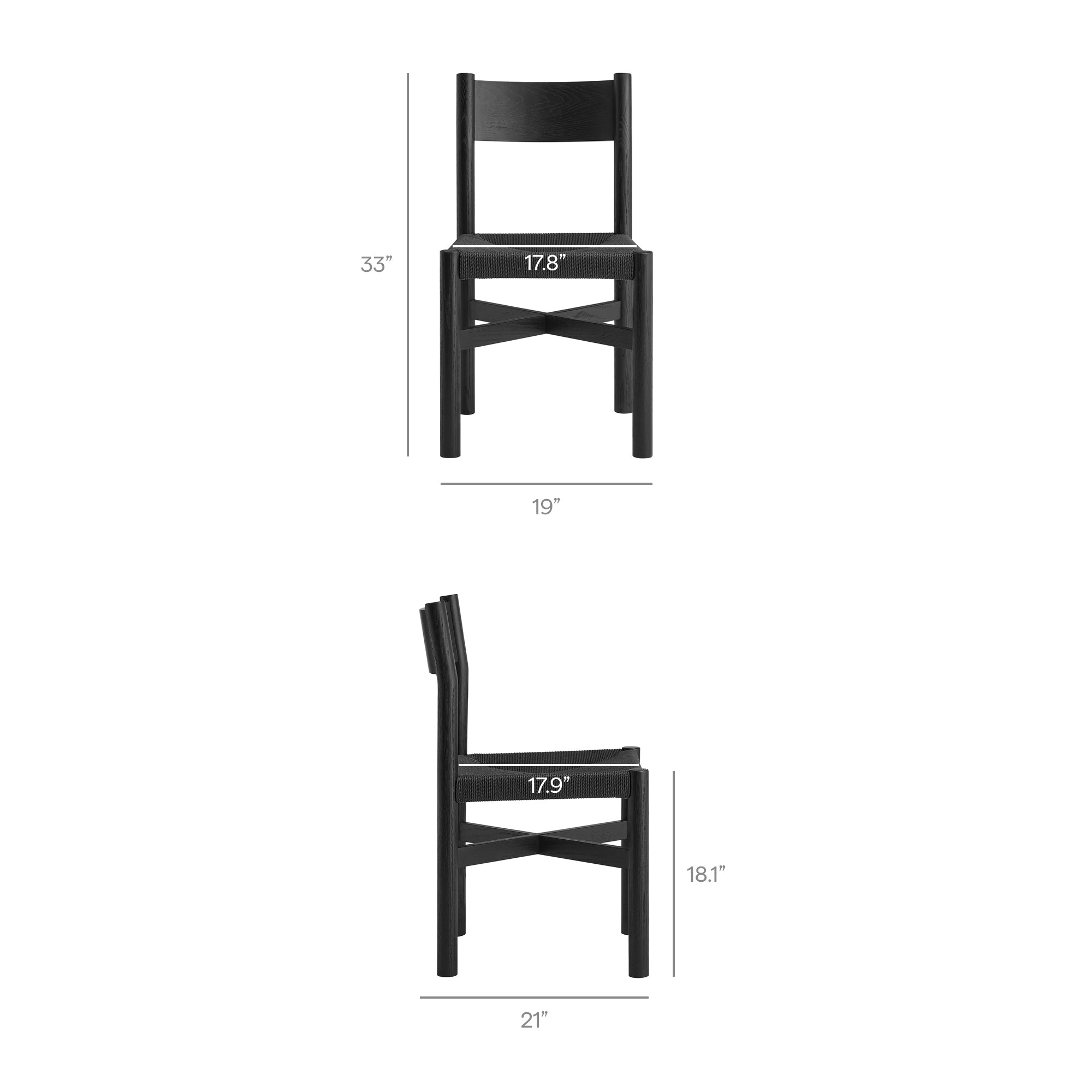 Alvia 7-Piece Wood Extendable Dining Table and Chairs Set