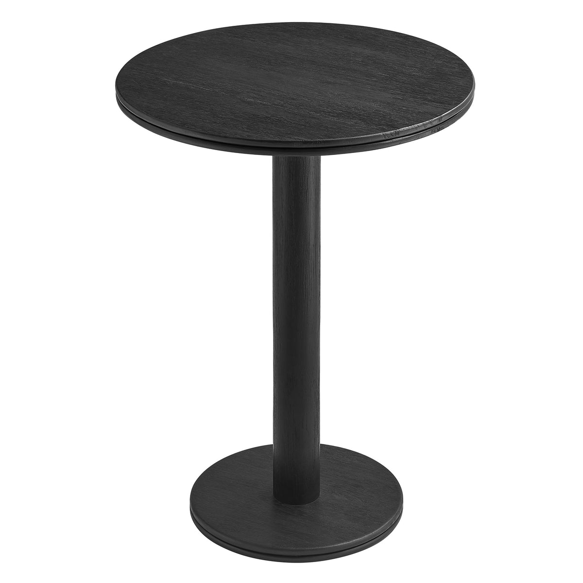 Neo 31 Inch Round Indoor - Outdoor Patio Patio Wood Bar Table