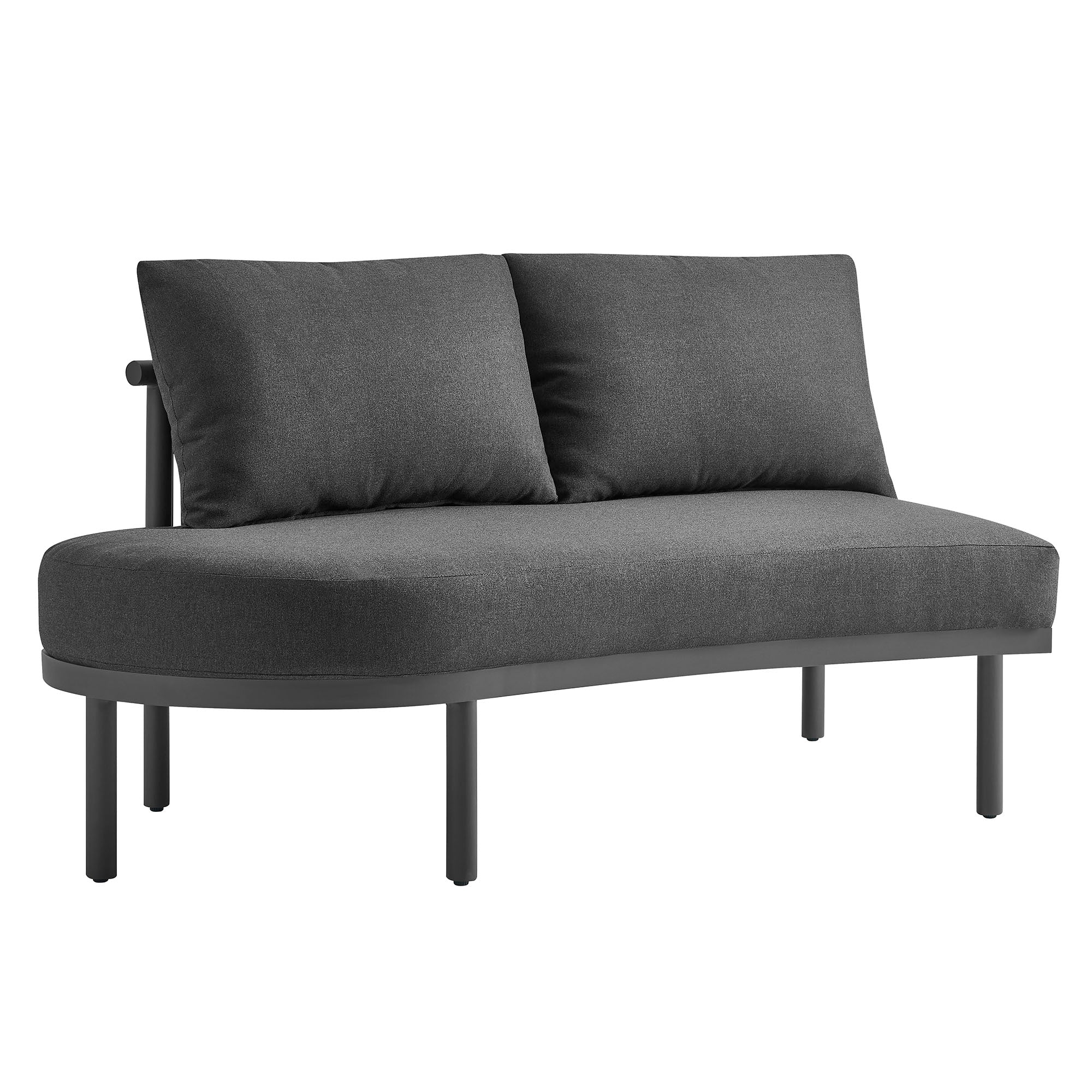 Porta 4 Piece Outdoor Patio Aluminum Modular Sofa Set