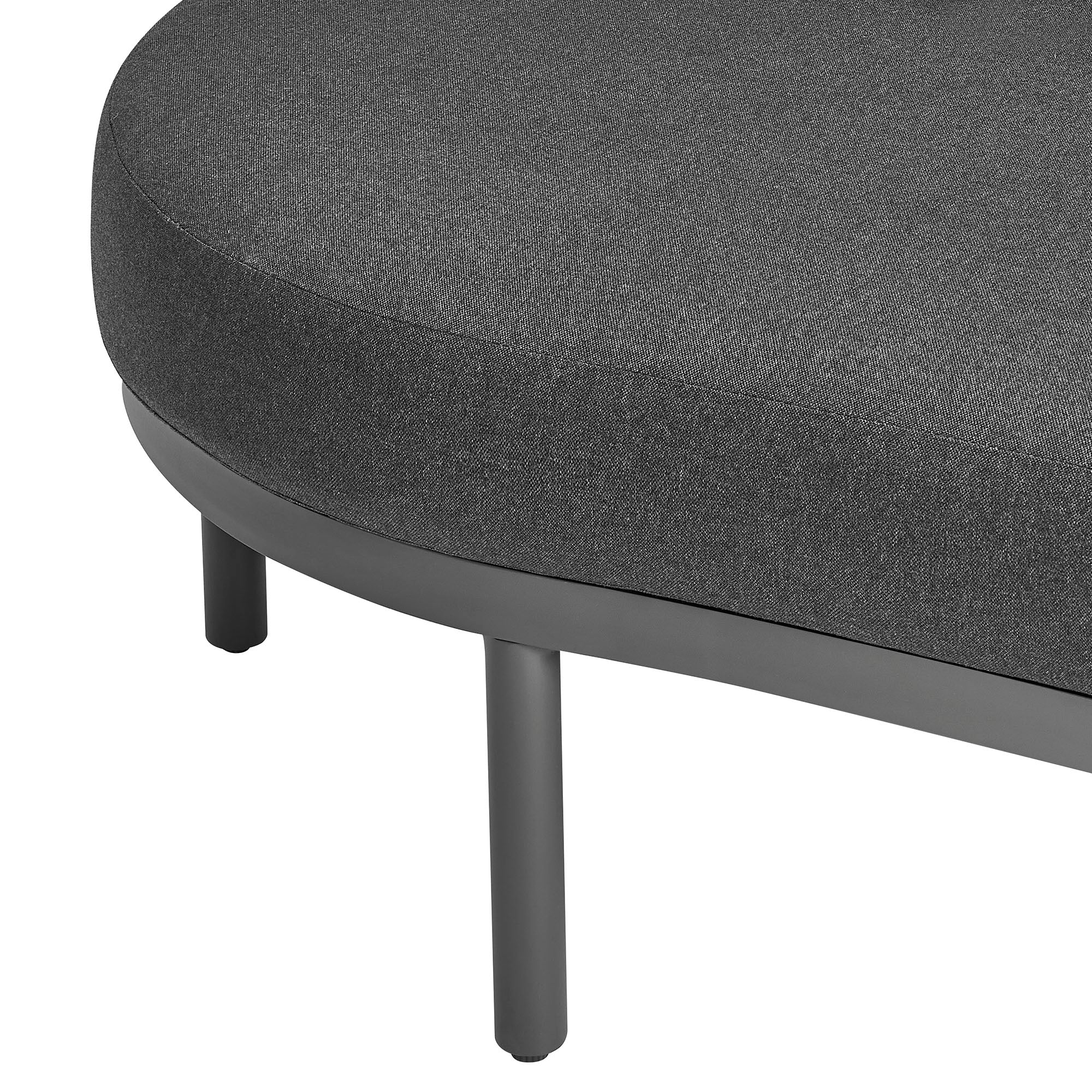 Porta Left-Arm Facing Outdoor Patio Aluminum Modular Piece