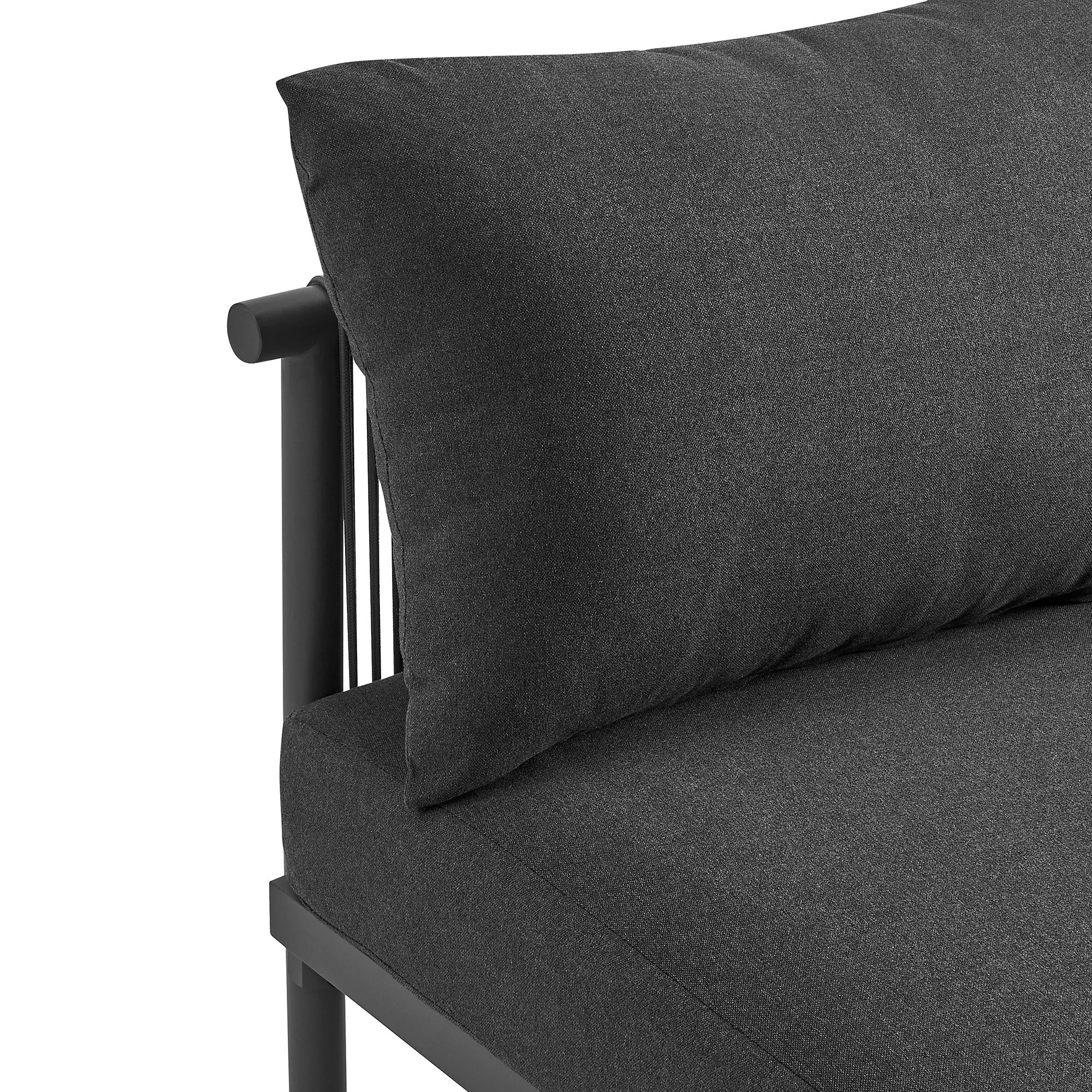 Porta 5 Piece Outdoor Patio Aluminum Modular Sofa Set