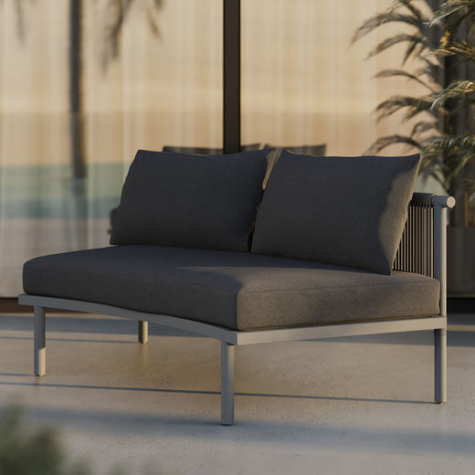 Porta Armless Outdoor Patio Aluminum Modular Piece