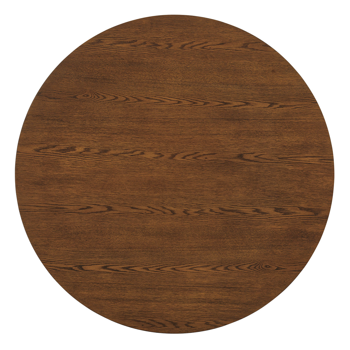 Renwick 47 Inch Oak Veneer Round Pedestal Dining Table