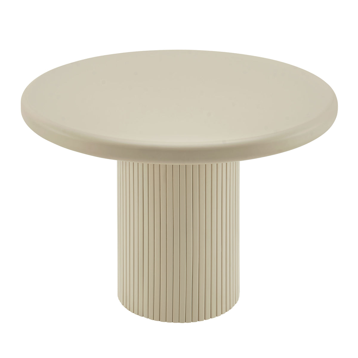Belmonte 45 Inch Painted Wood Round Pedestal Dining Table