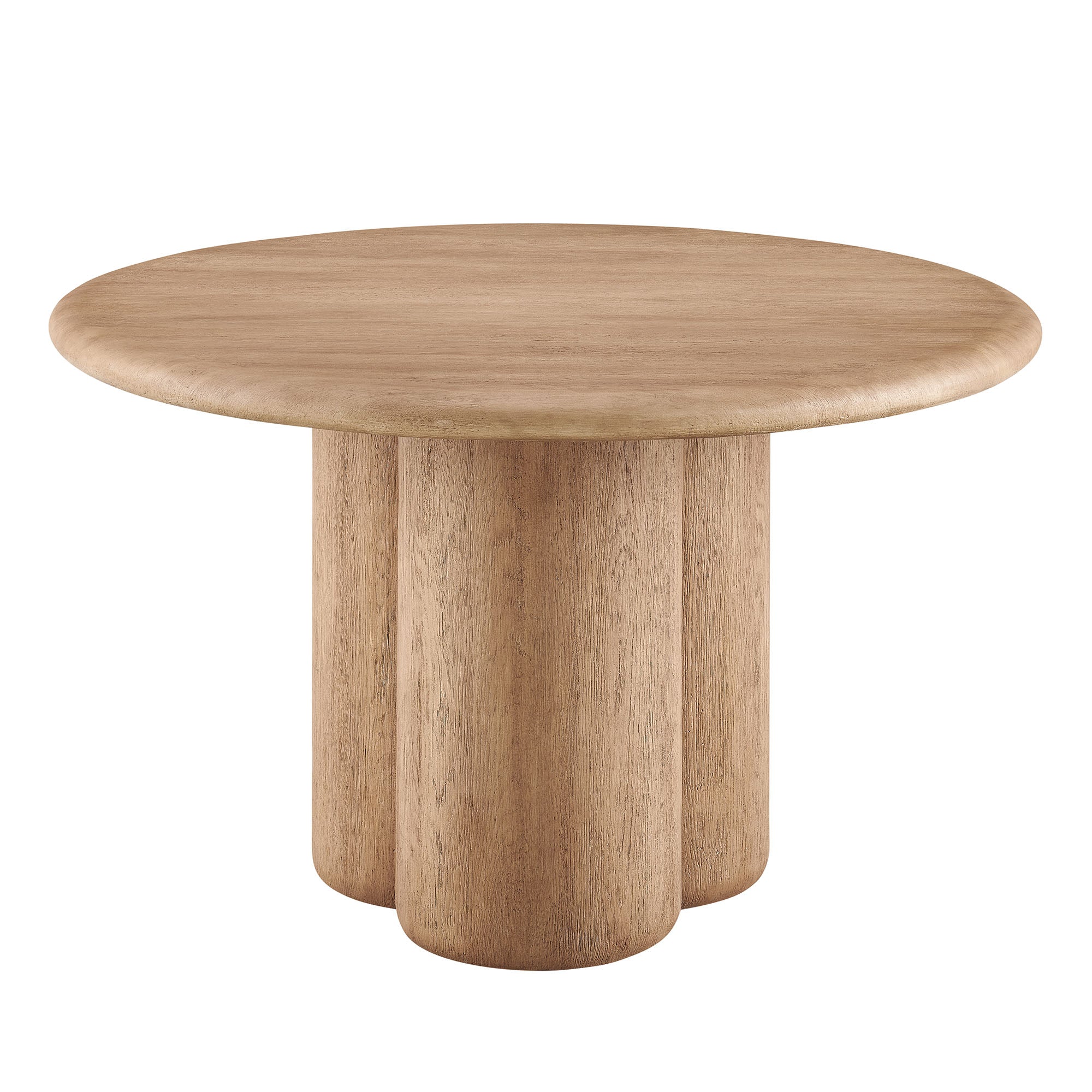 Tori 48 Inch Round Indoor and Outdoor Patio Dining Table