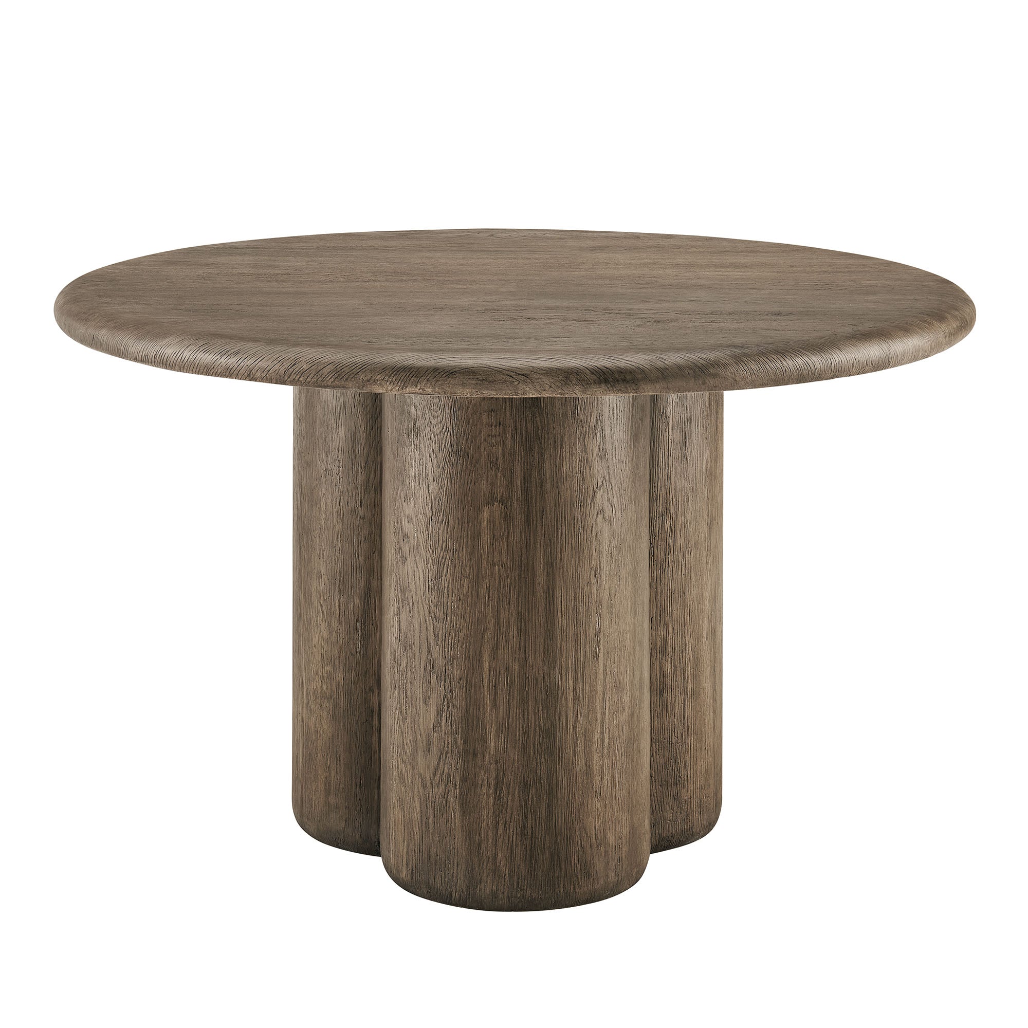 Tori 48 Inch Round Indoor and Outdoor Patio Dining Table