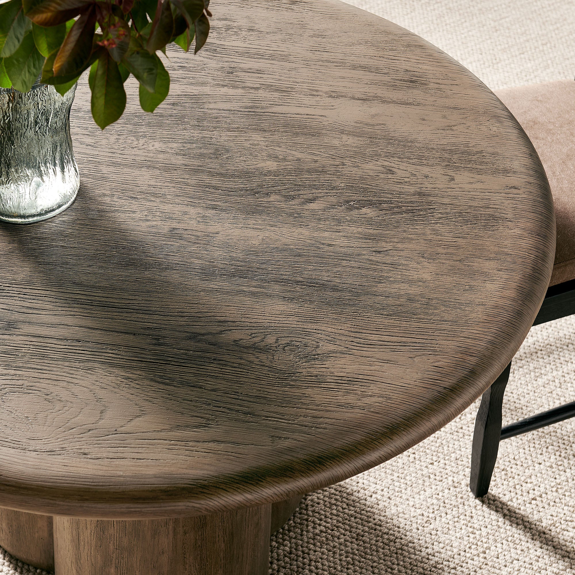 Tori 48 Inch Round Indoor and Outdoor Patio Dining Table
