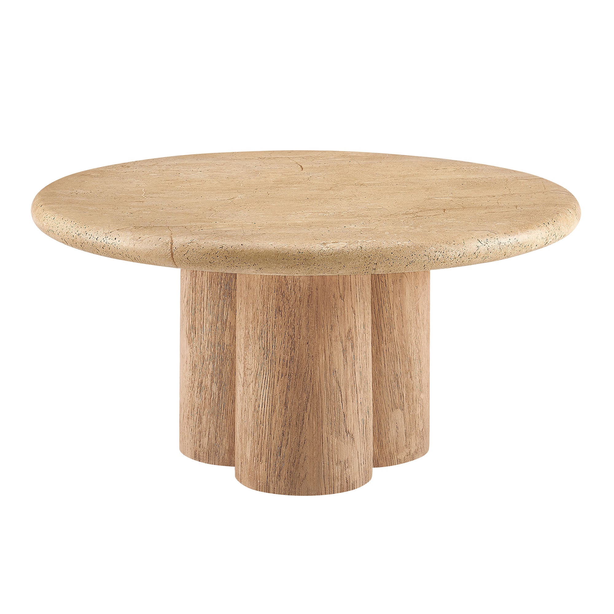 Tori 31 Inch Round Indoor and Outdoor Patio Coffee Table