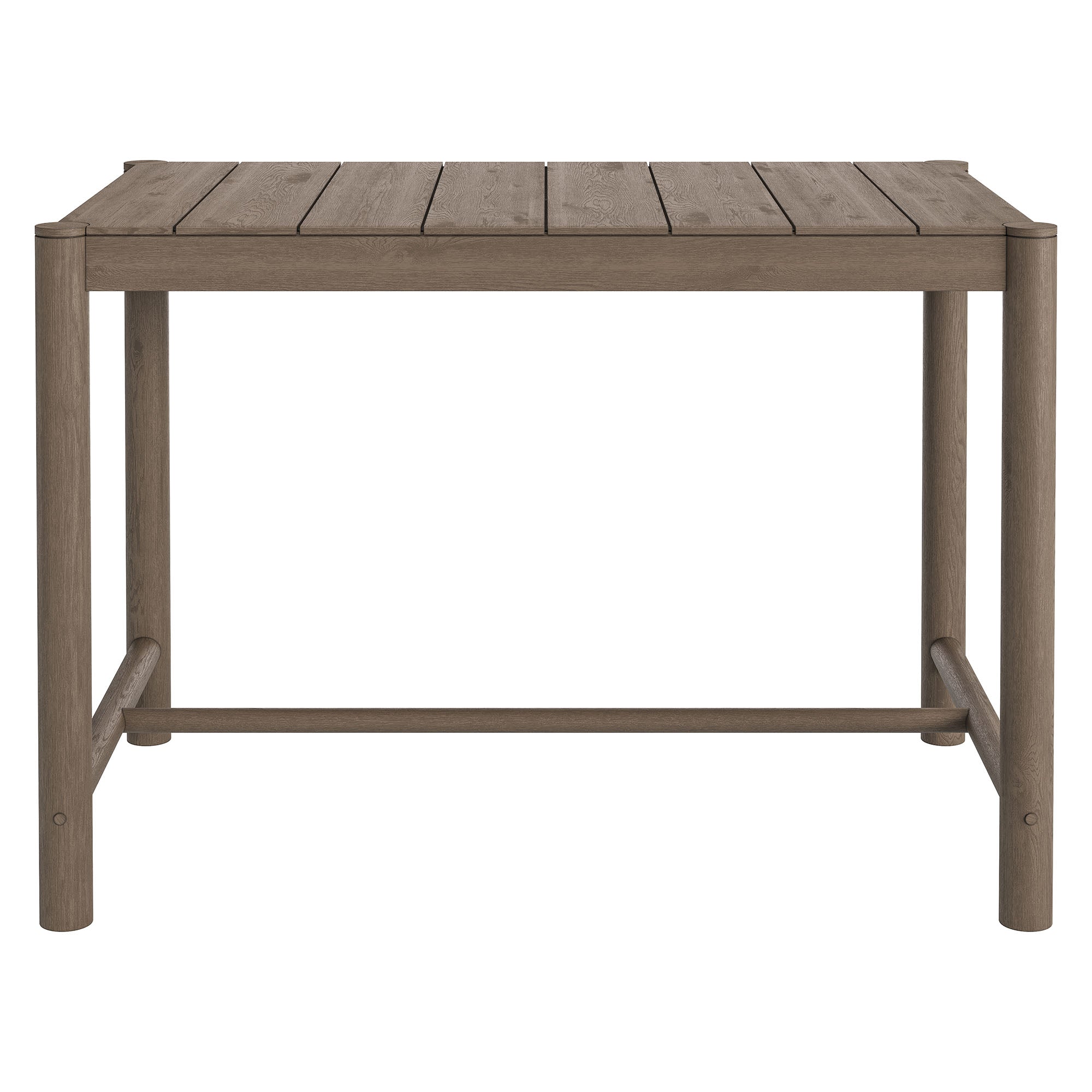 Eleni Rectangle 56-Inch Outdoor Patio Teak Wood Rectangular Bar Table