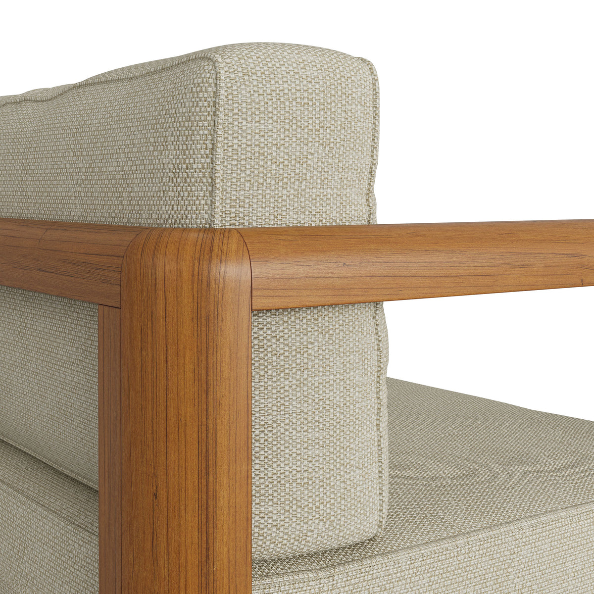 Kona Outdoor Patio Teak Wood Loveseat