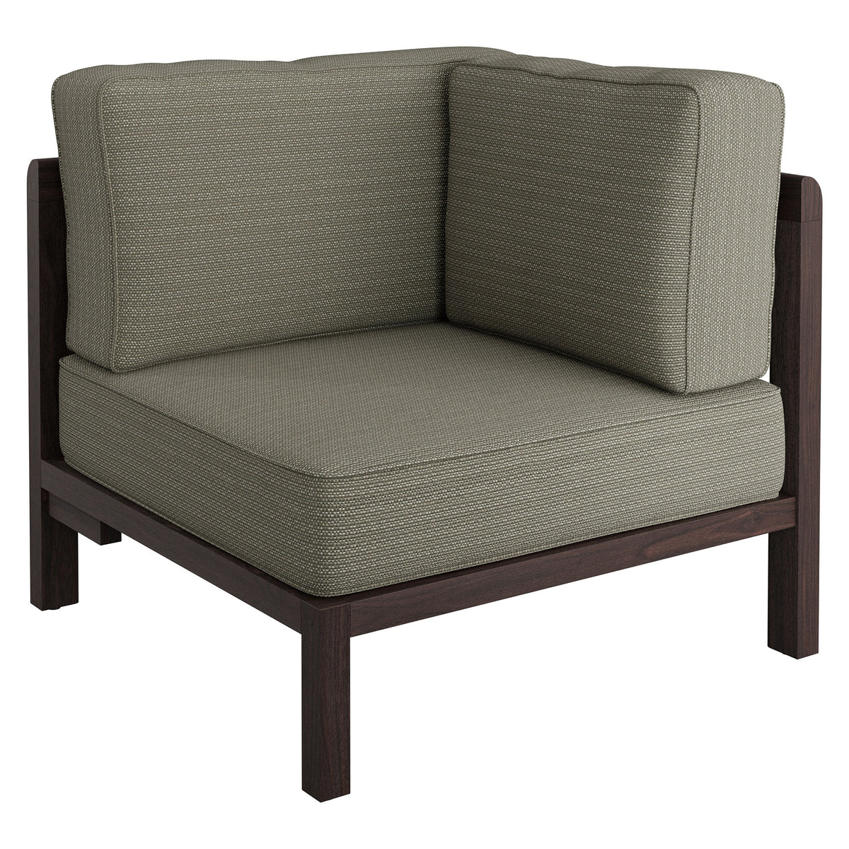 Kona Outdoor Patio Teak Wood Corner Modular Chair