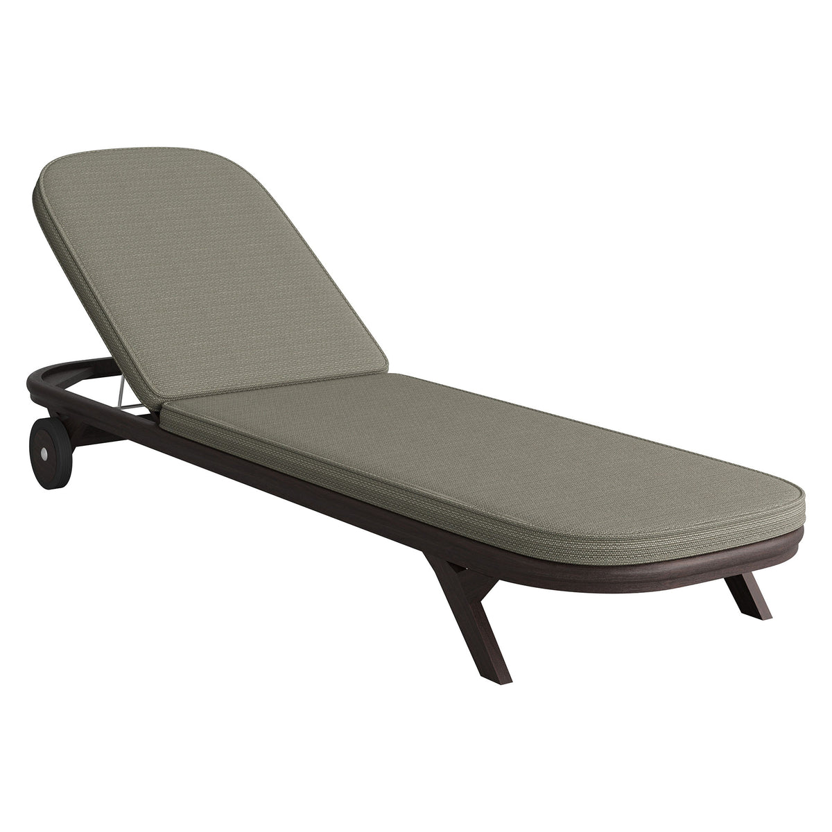 Kona Outdoor Patio Teak Wood Chaise Lounge Chair