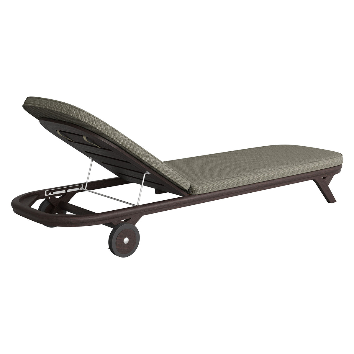 Kona Outdoor Patio Teak Wood Chaise Lounge Chair
