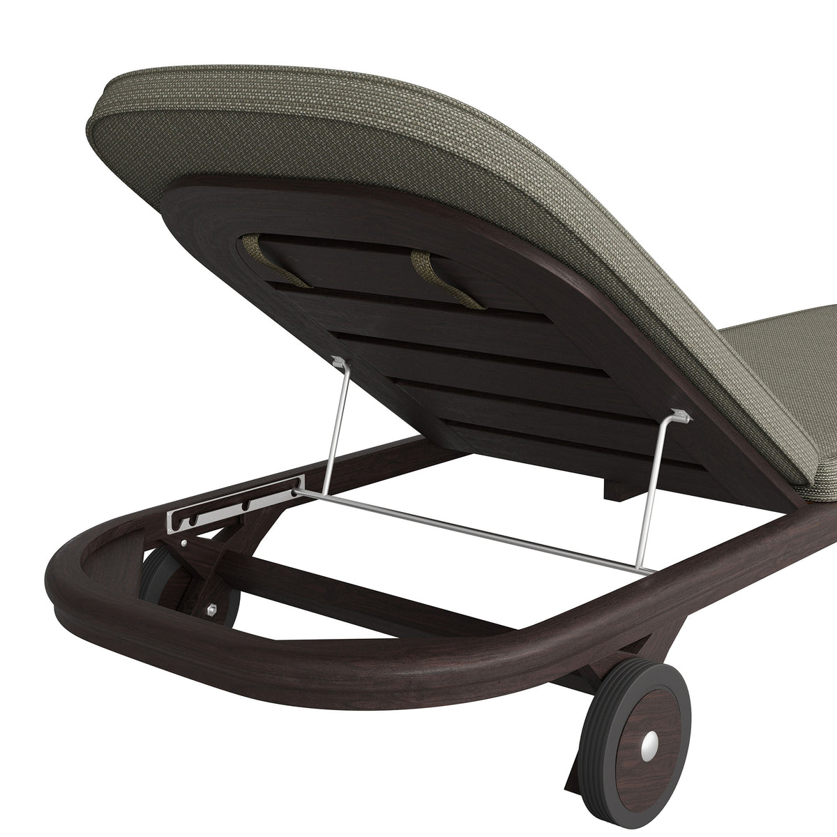 Kona Outdoor Patio Teak Wood Chaise Lounge Chair