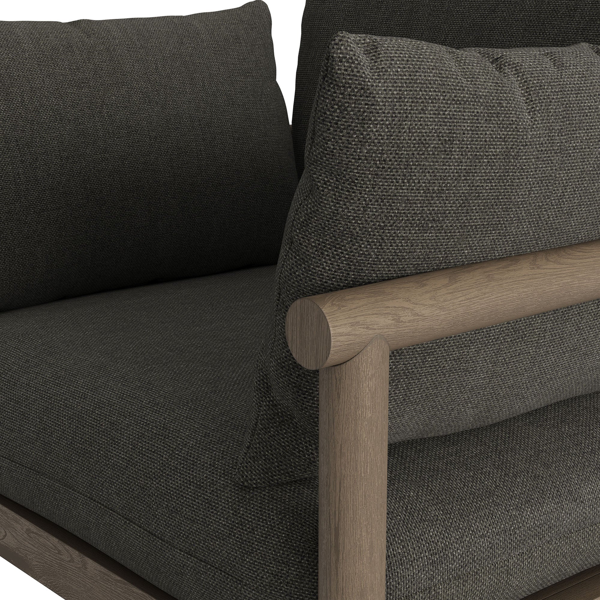 Eleni Outdoor Patio Teak Wood Armchair