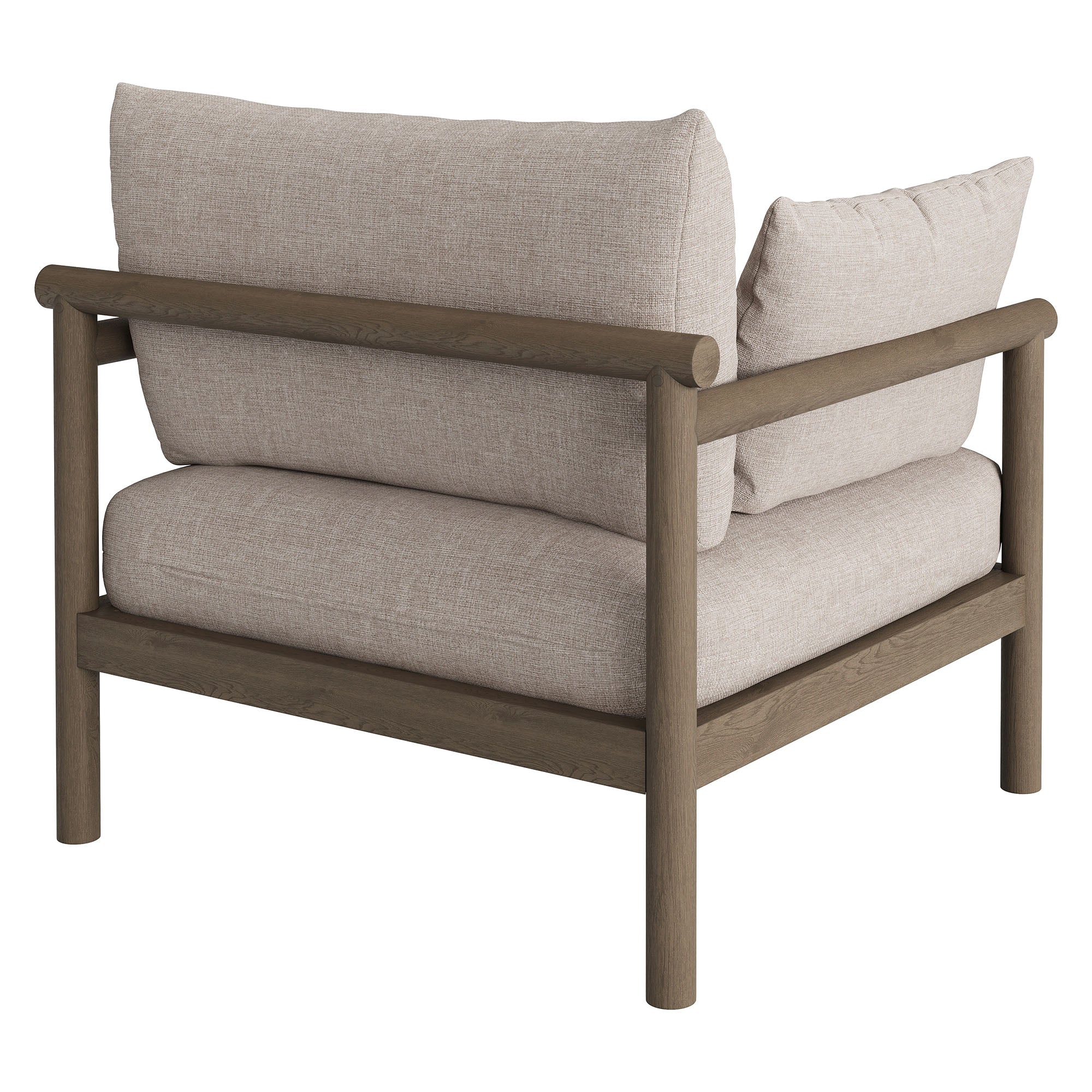Eleni Outdoor Patio Teak Wood Armchair