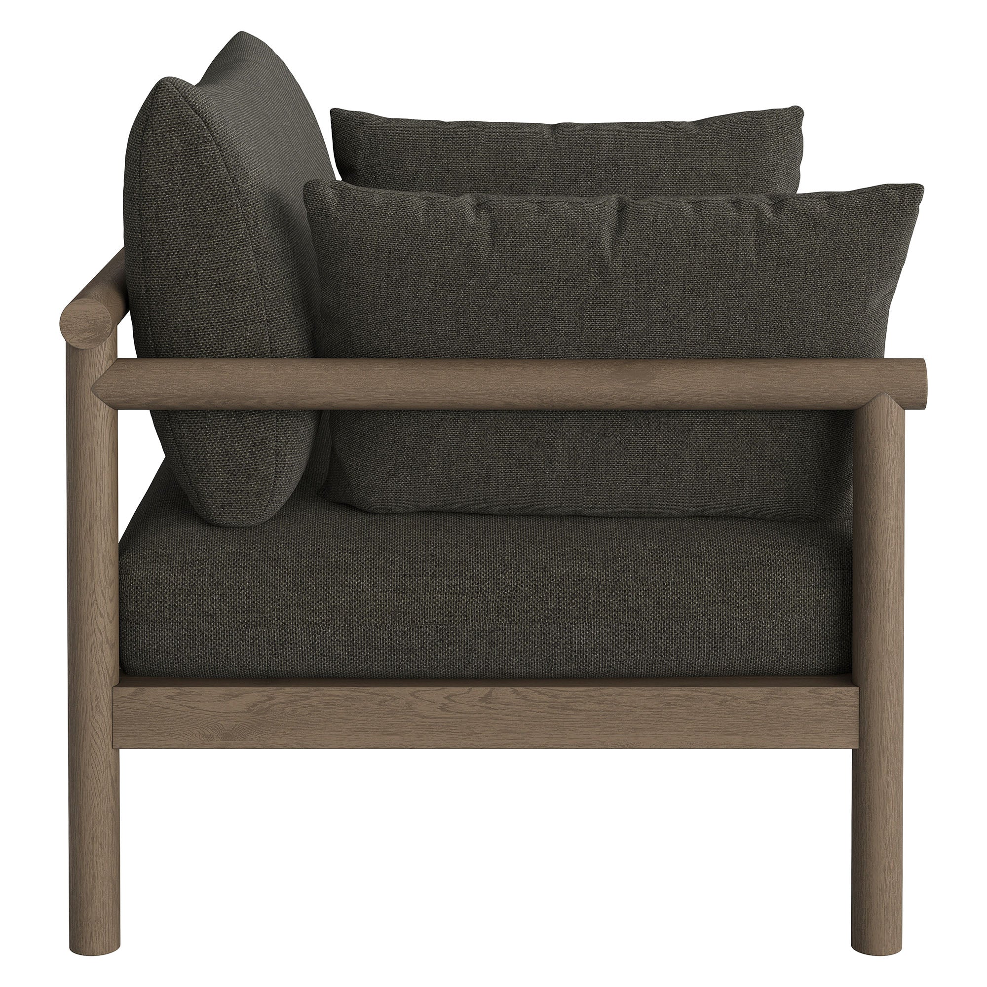 Eleni Outdoor Patio Teak Wood Loveseat