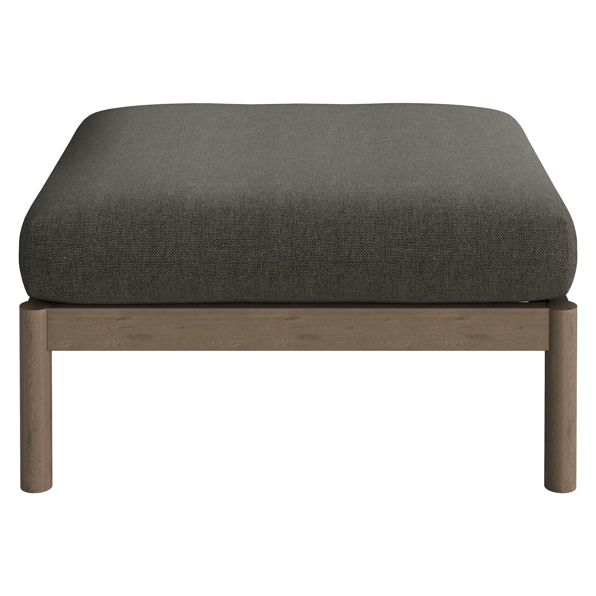 Eleni Square Outdoor Patio Teak Wood Ottoman