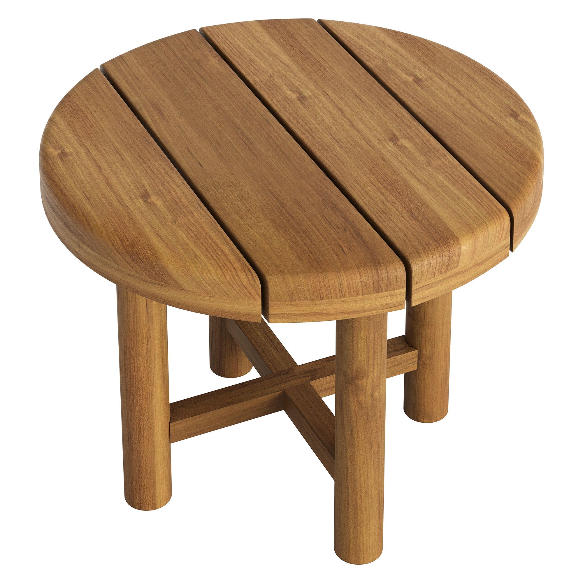 Eleni 3-Piece Outdoor Patio Teak Wood Furniture Set
