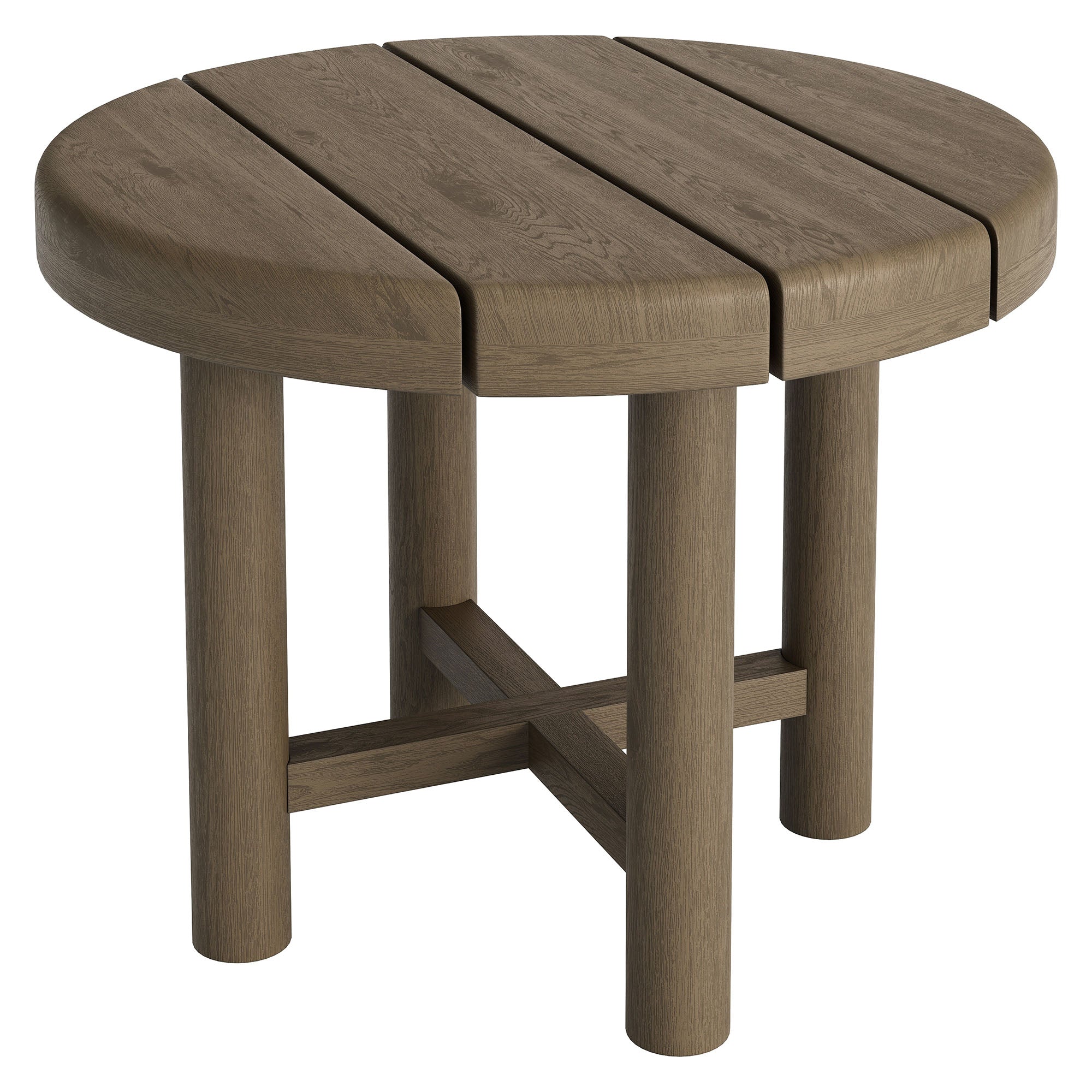 Eleni 3-Piece Outdoor Patio Teak Wood Furniture Set