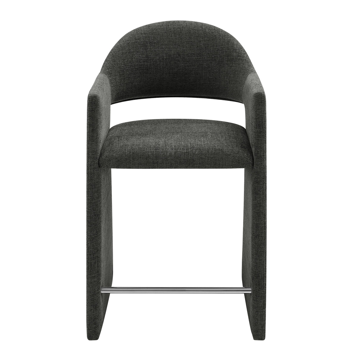 Talia 37 Inch Upholstered Fabric Counter Stool