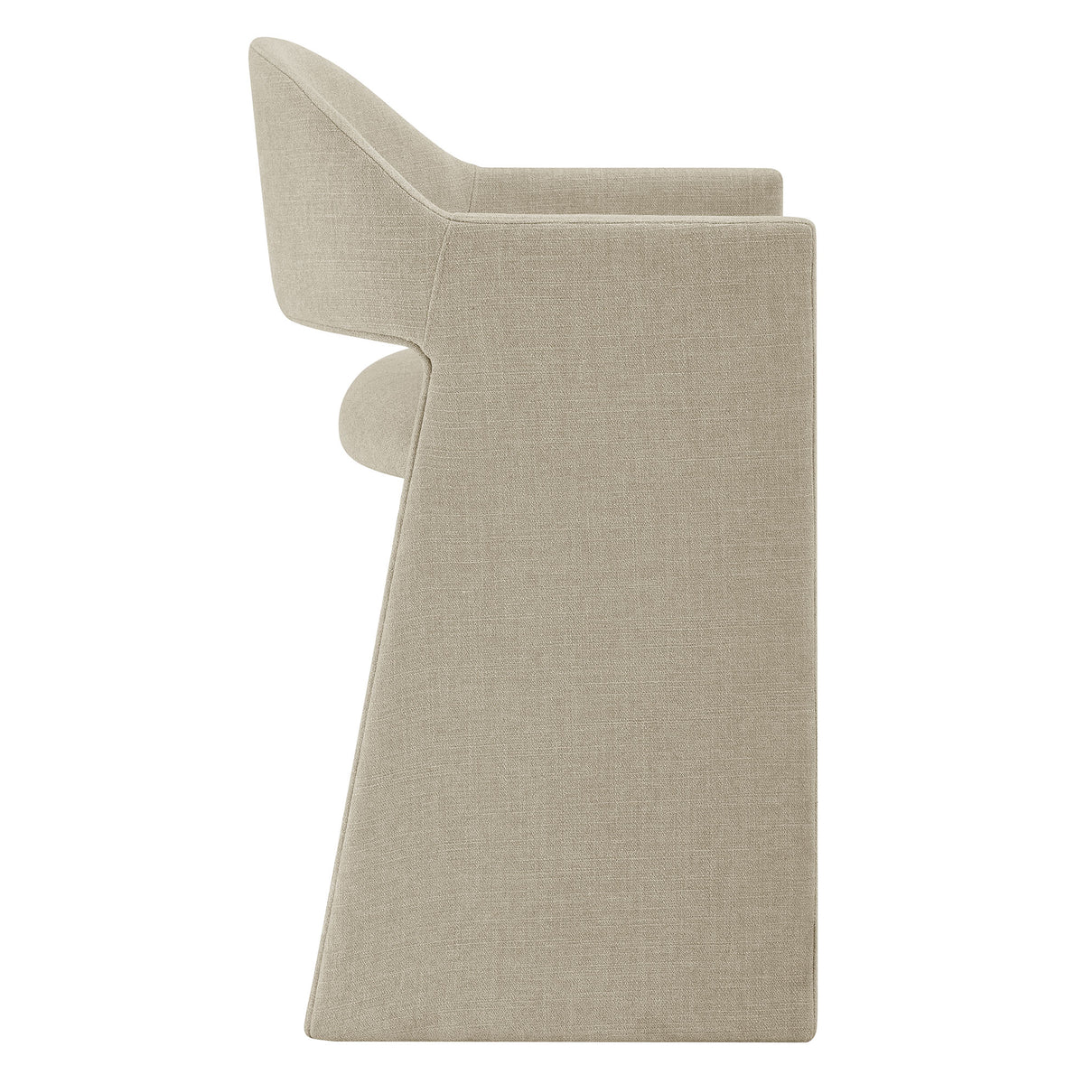 Talia 37 Inch Upholstered Fabric Counter Stool