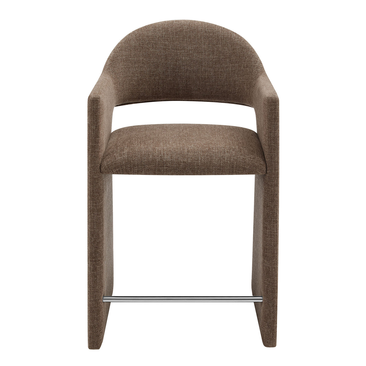 Talia 37 Inch Upholstered Fabric Counter Stool