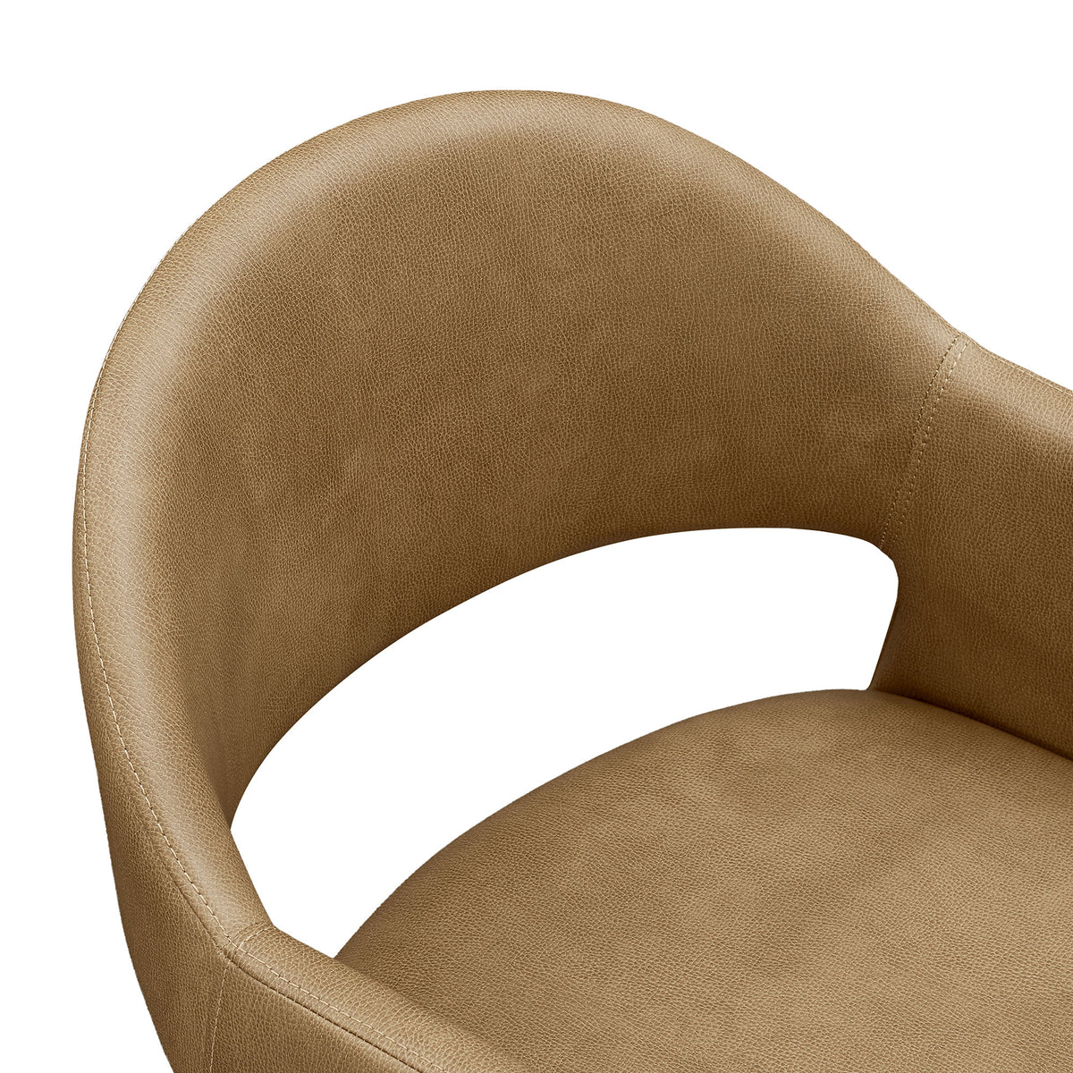 Talia 37 Inch Vegan Leather Counter Stool