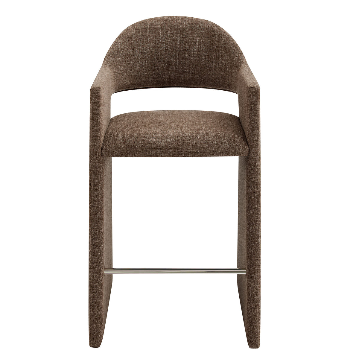 Talia 41 Inch 41 Inch Upholstered Fabric Bar Stool