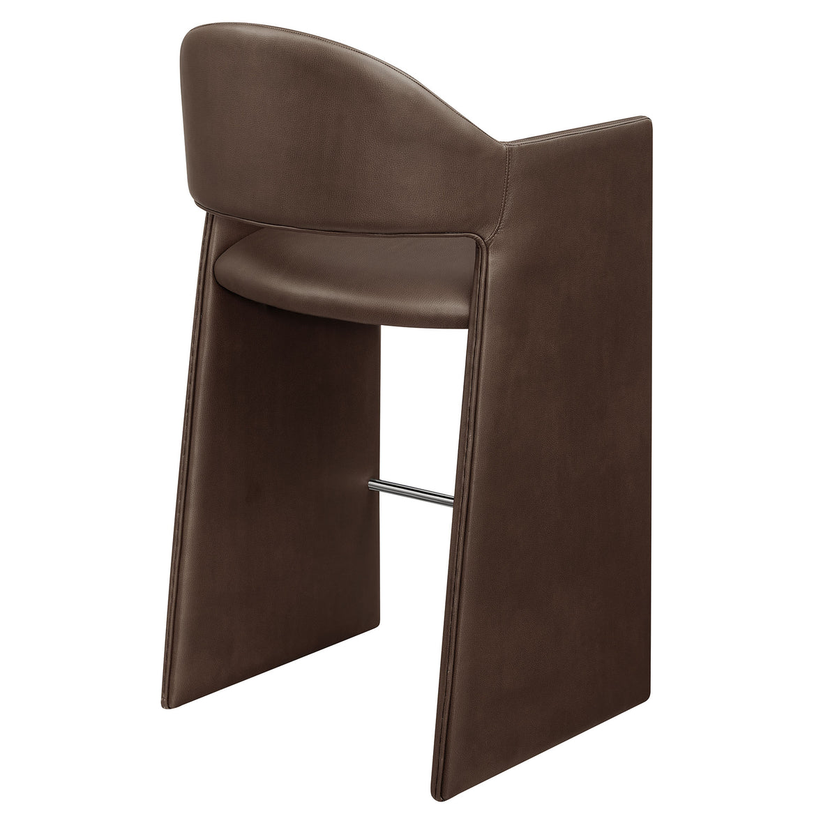 Talia 41 Inch Vegan Leather Bar Stool