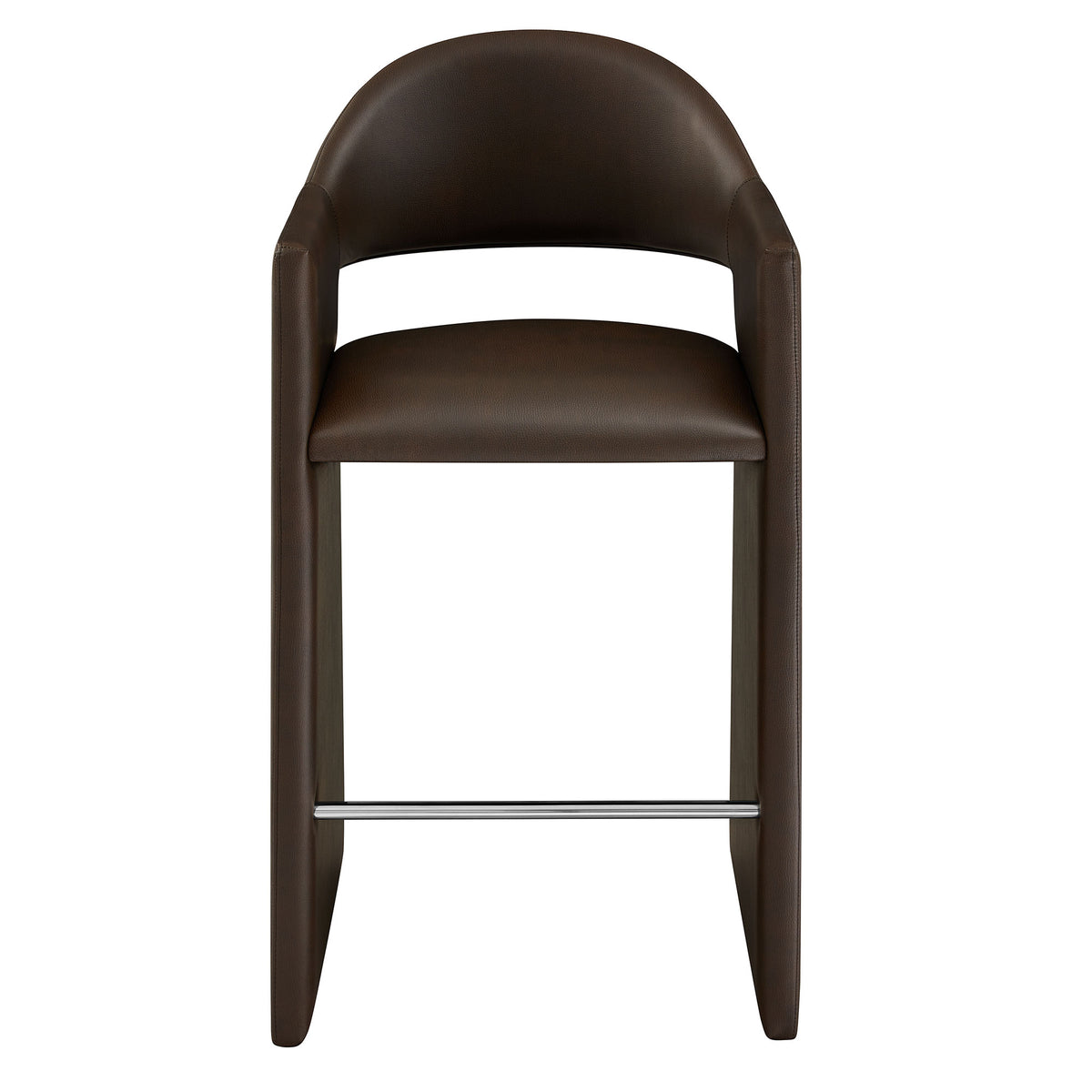 Talia 41 Inch Vegan Leather Bar Stool