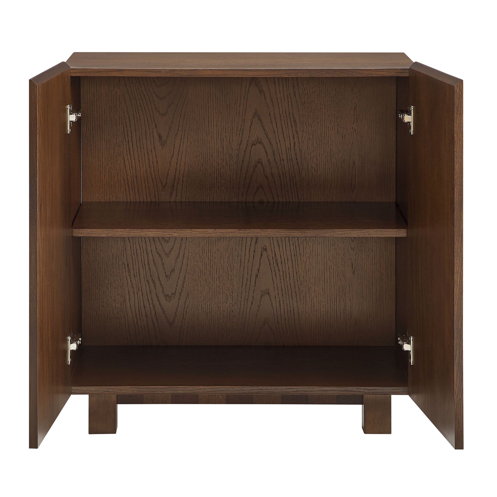 Kline 2-Door Striped Accent Cabinet