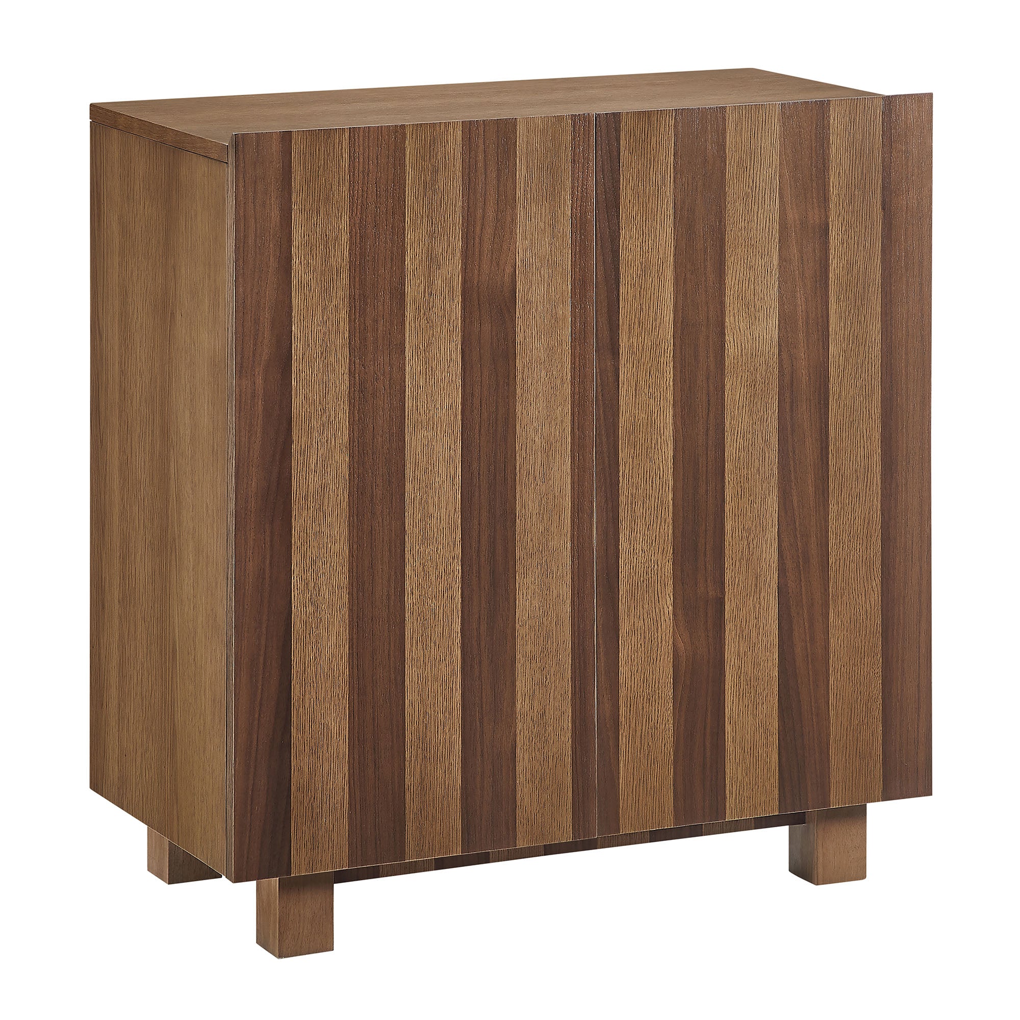 Kline 2-Door Striped Accent Cabinet