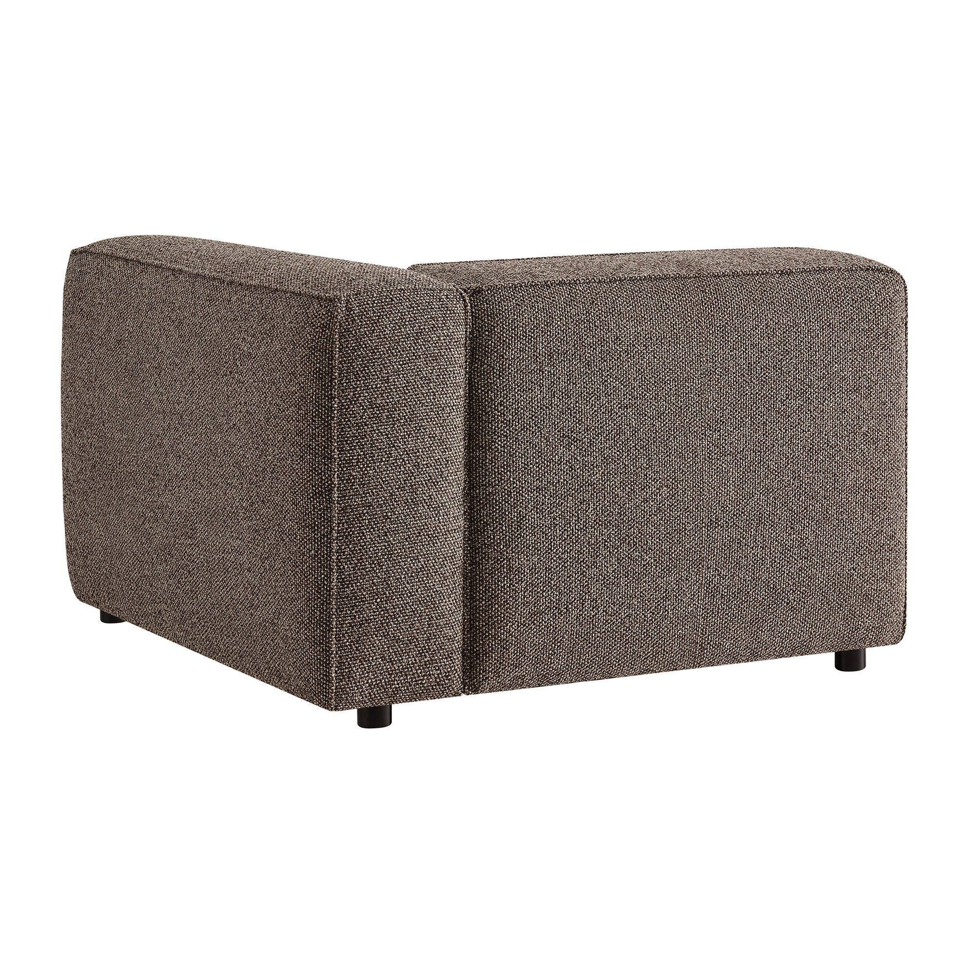 Auren Lattice Bouclé Upholstered Modular Left-Facing Arm Chair