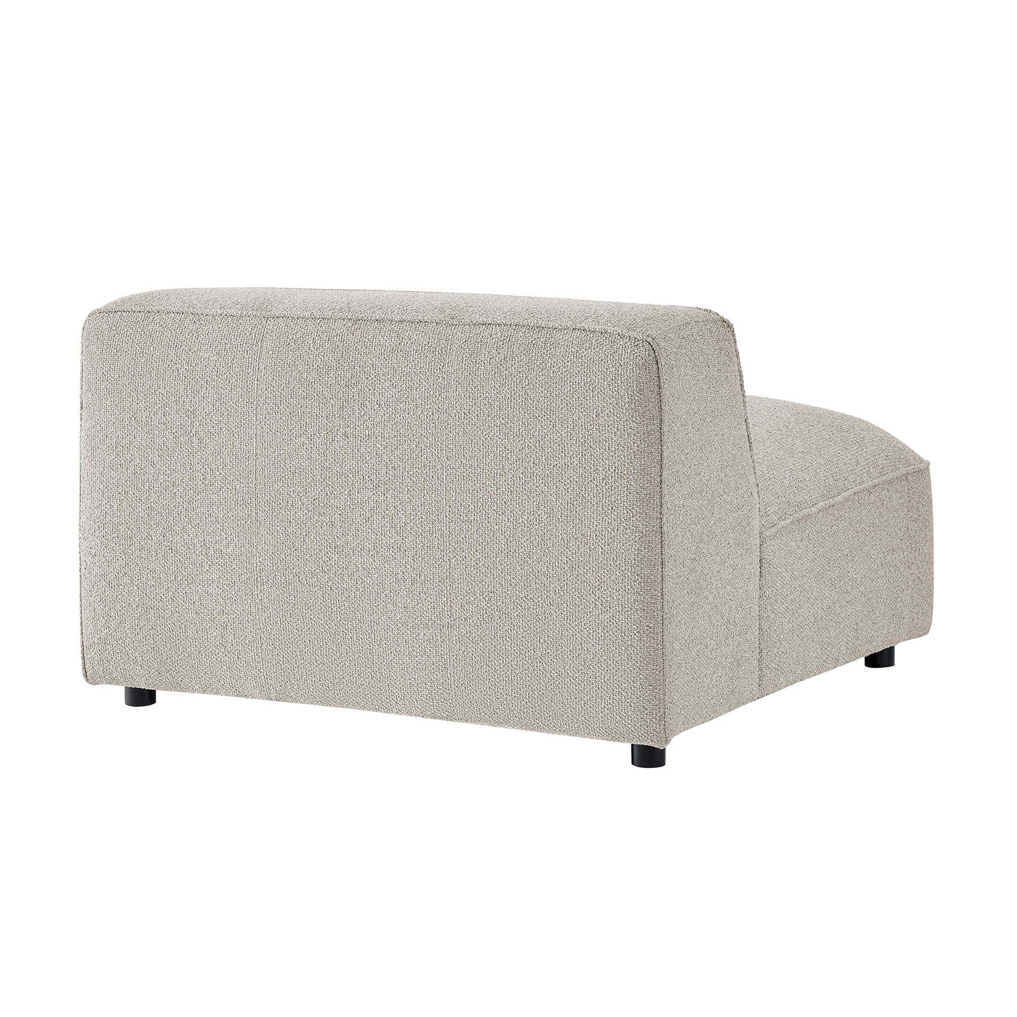 Auren Lattice Bouclé Upholstered Modular Armless Chair
