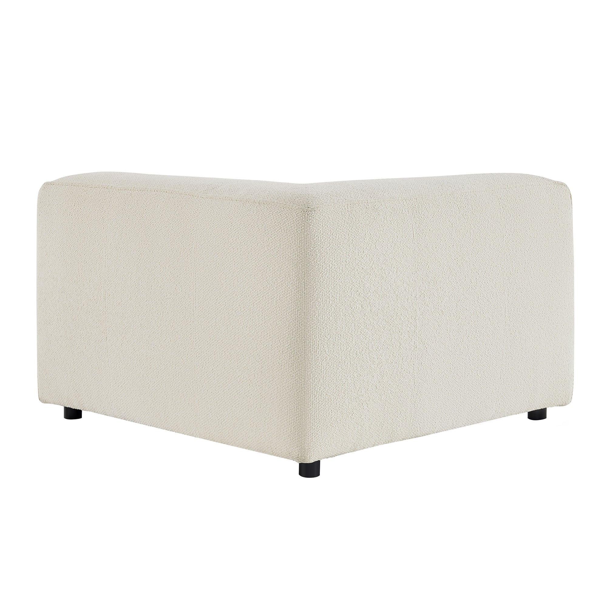 Auren Lattice Bouclé Upholstered Modular Corner Chair